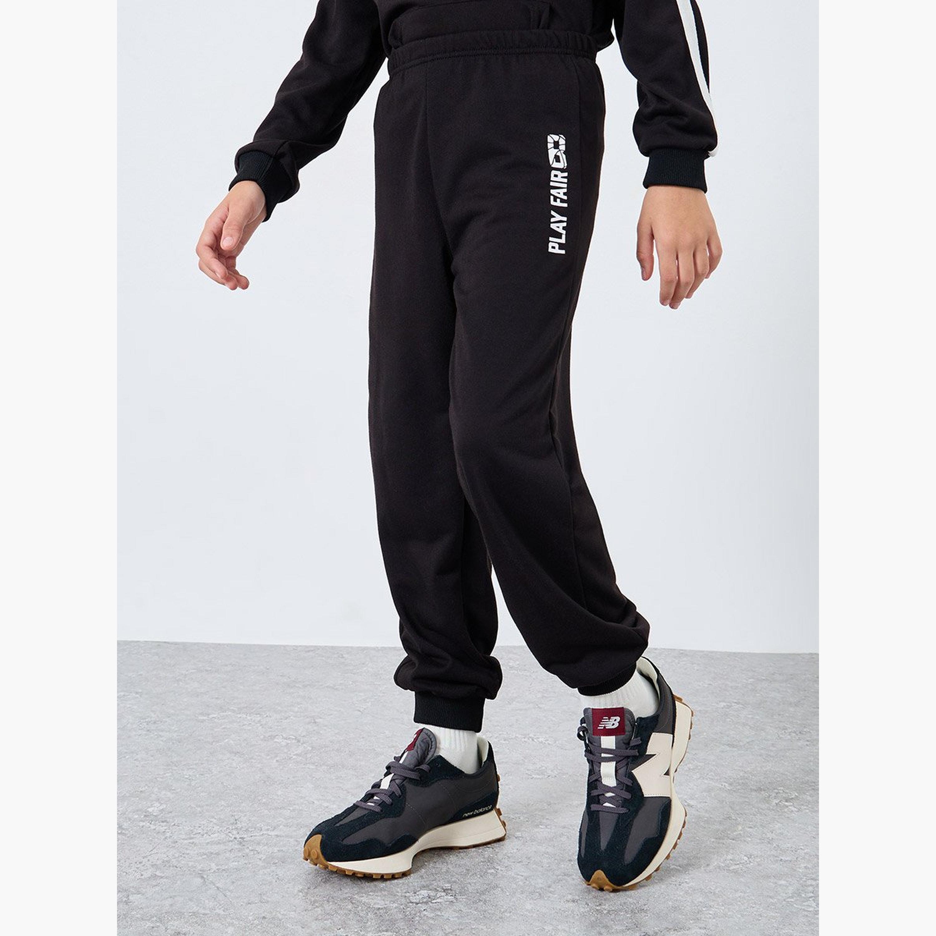 ستايلي - طقم هودي وبنطال رياضي أسود للمراهقين-boys-clothing-setsandcoords-image-5