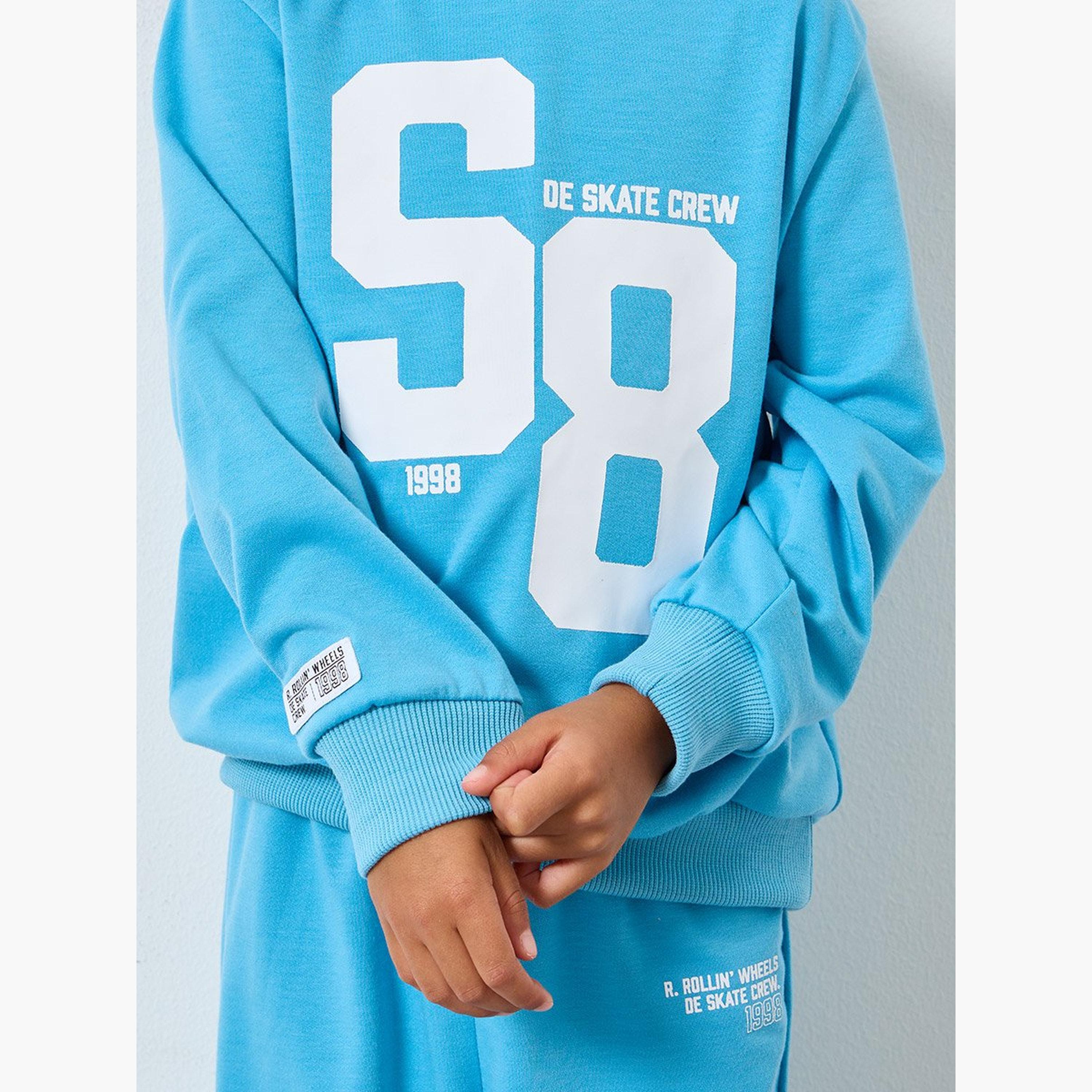 طقم منسق من جوغر وسويت شيرت بطبعة جرافيك-boys-clothing-setsandcoords-image-3
