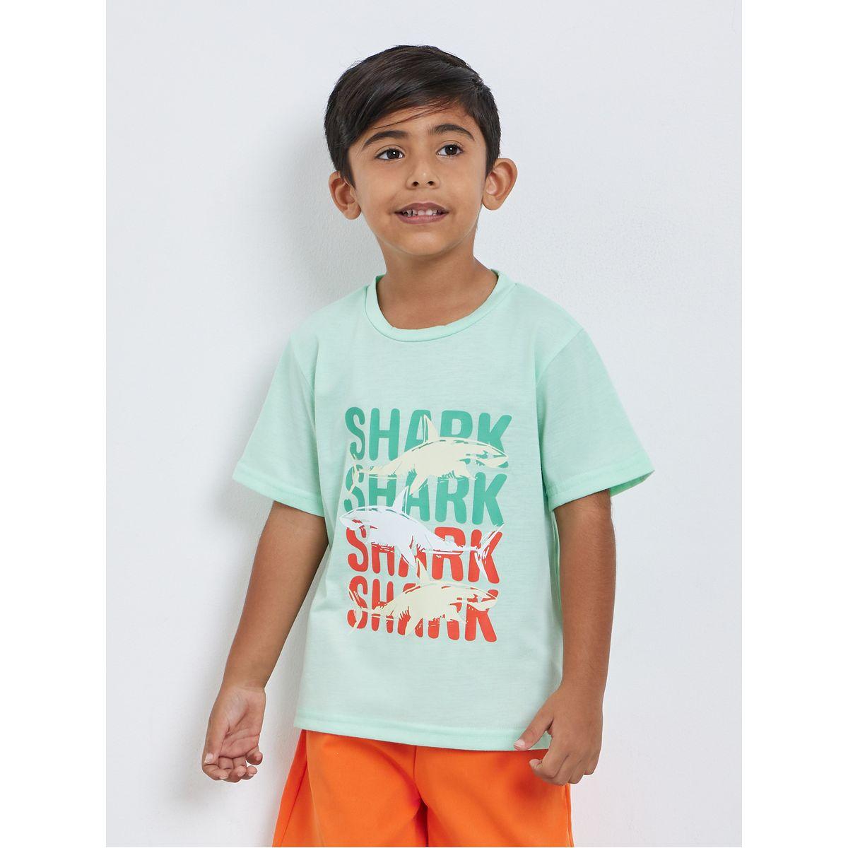 Styli Boys Graphic Print T-Shirt and Shorts Set-boys-clothing-setsandcoords-image-2