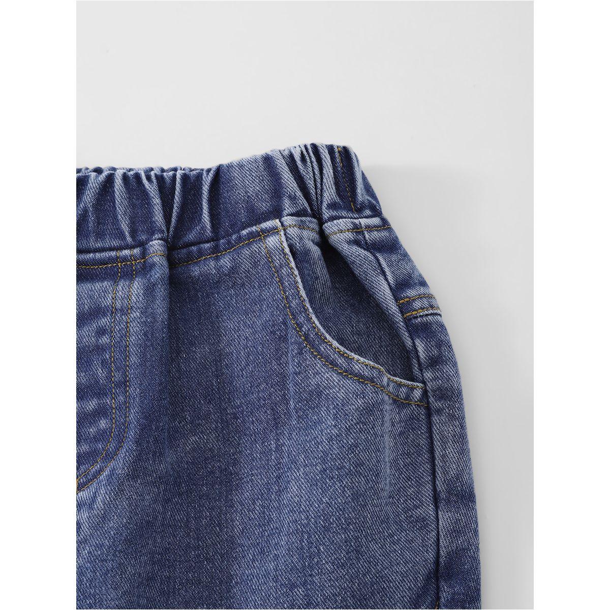 Styli Girls Elastic Waist Butterfly Patchwork Flared Jeans-girls-clothing-bottoms-jeansandjeggings-image-4