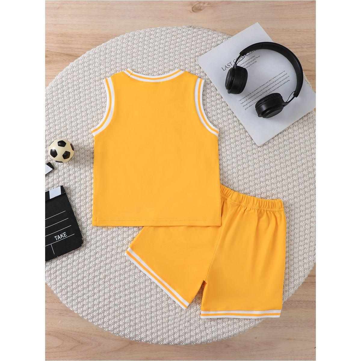 مجموعة من شورت وبلوزة تانك بطبعة فارسيتي-boys-clothing-setsandcoords-image-8