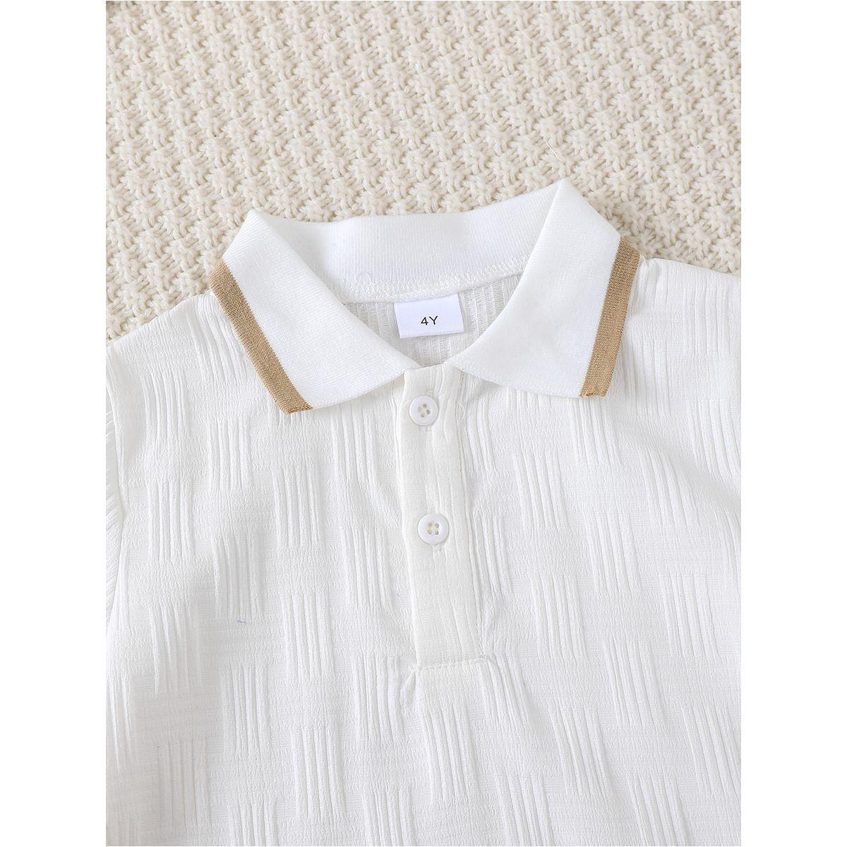 مجموعة من شورت وقميص محبوك بياقة بولو-boys-clothing-setsandcoords-image-3