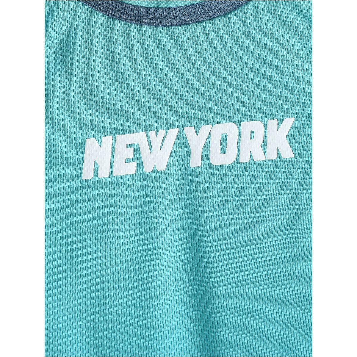 Styli Boys Blue Contrast Panel Tank and Shorts Set-boys-clothing-setsandcoords-image-3