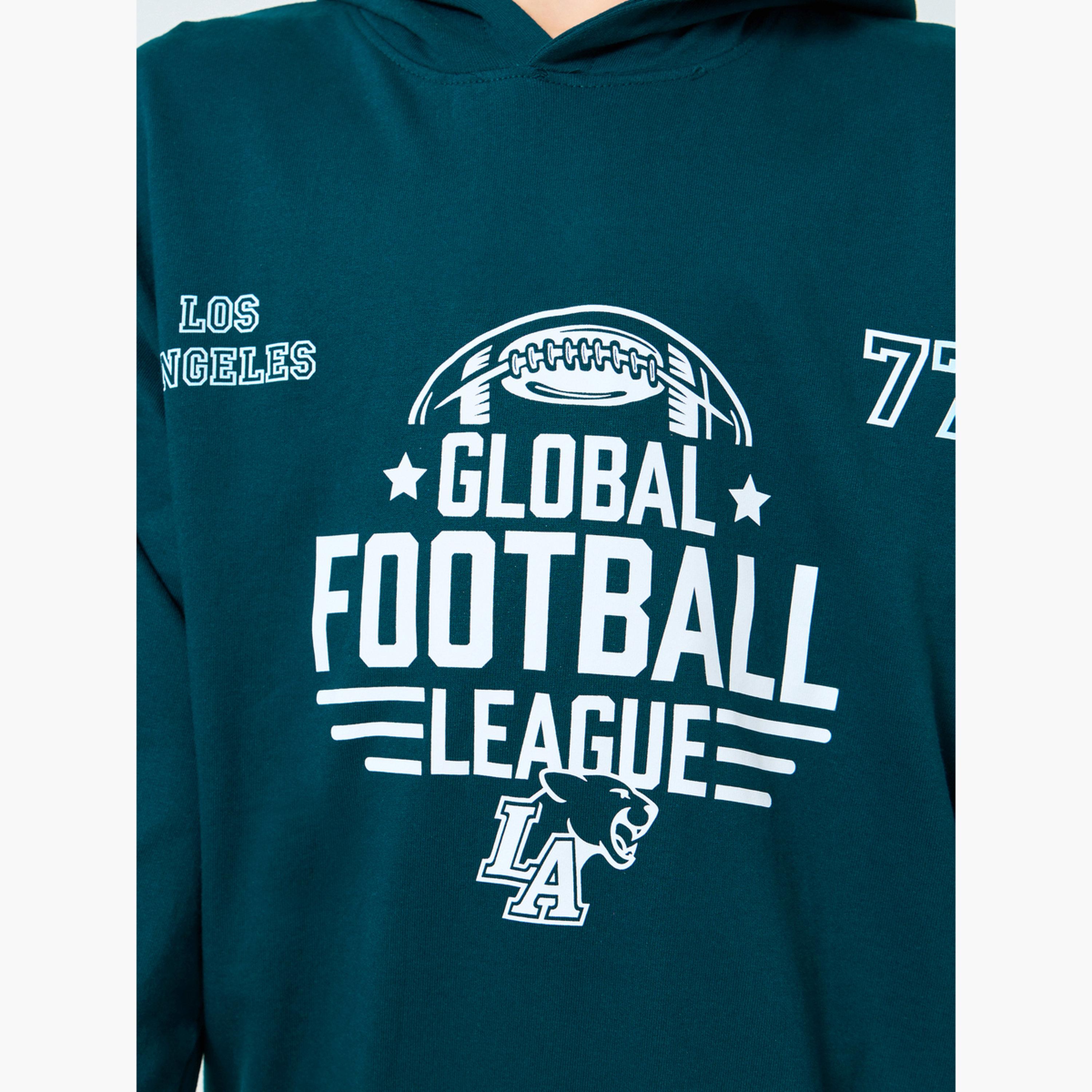 Styli LA Graphic Print Hooded Neck Long Sleeves Boy's Hoodie-boys-clothing-winterwear-sweatshirts-image-3