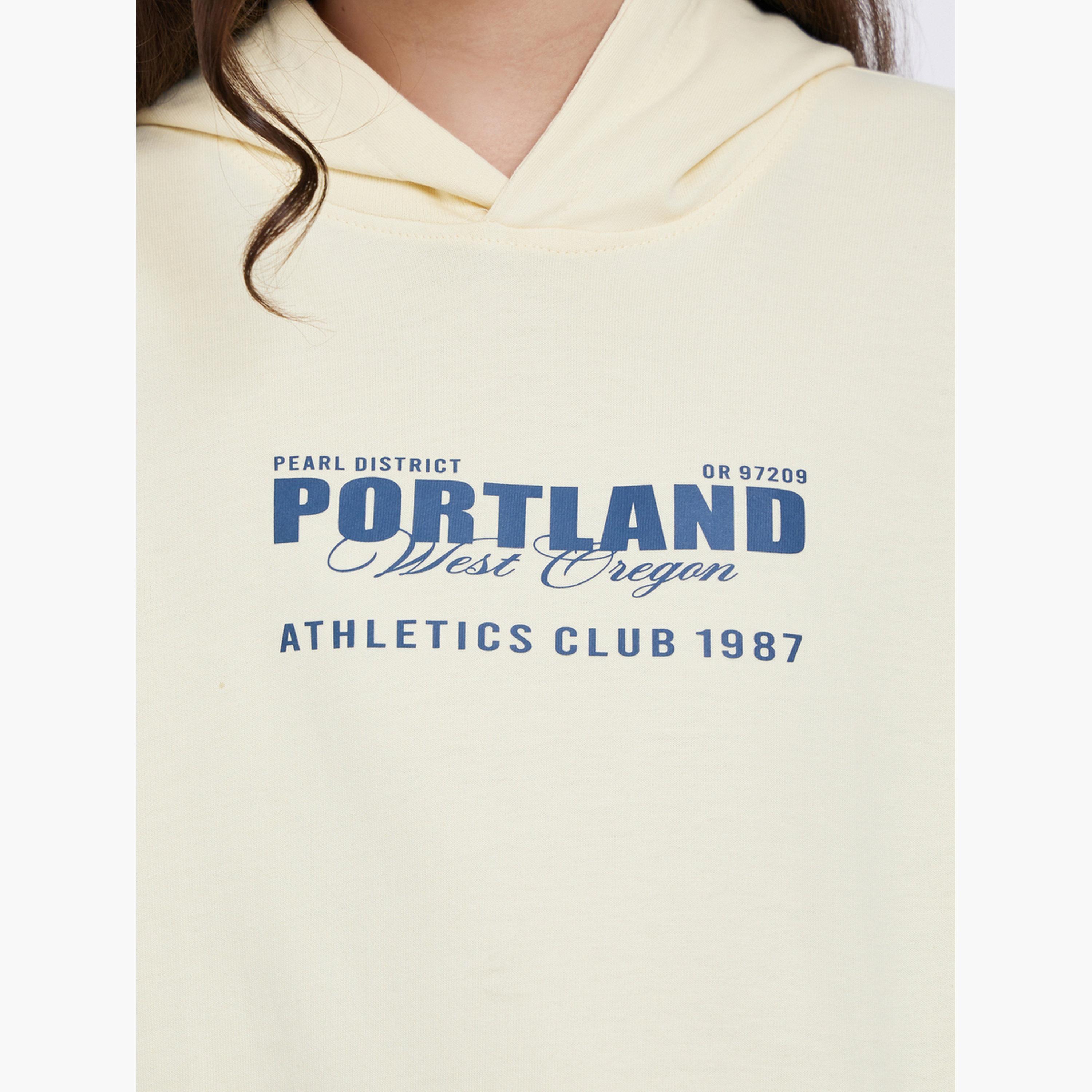 Styli Portland Print Hooded Neck Long Sleeves Girl's Hoodie-girls-clothing-sweatshirts-image-3