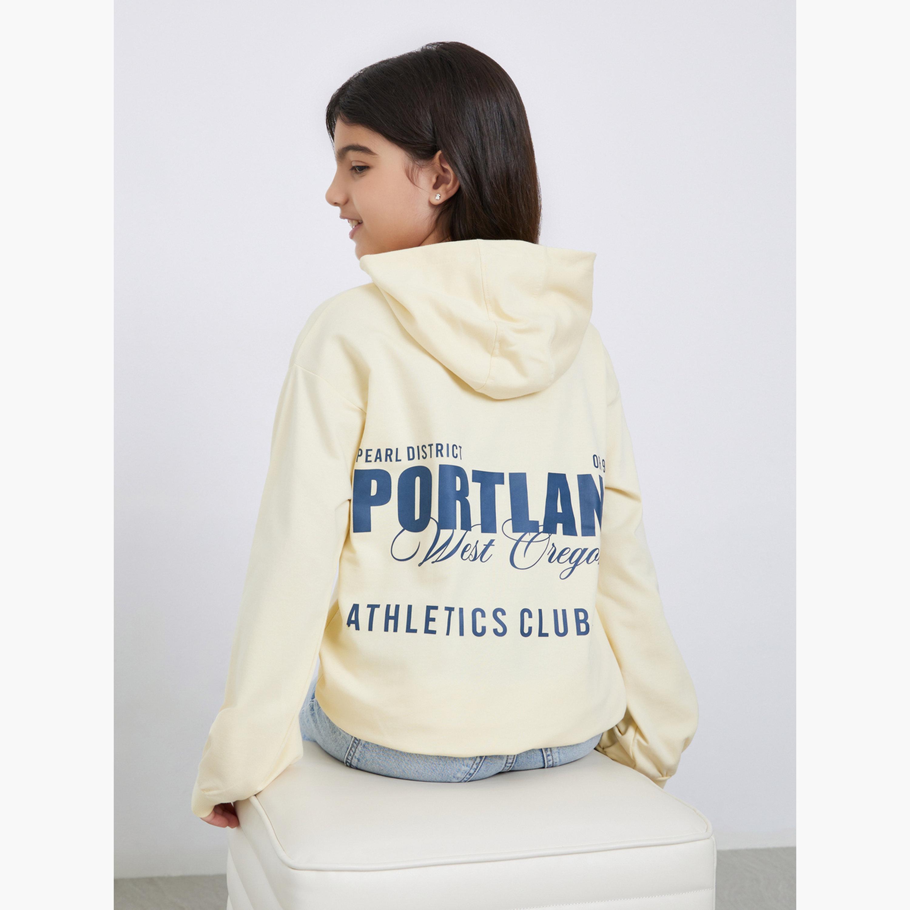 Styli Portland Print Hooded Neck Long Sleeves Girl's Hoodie-girls-clothing-sweatshirts-image-4