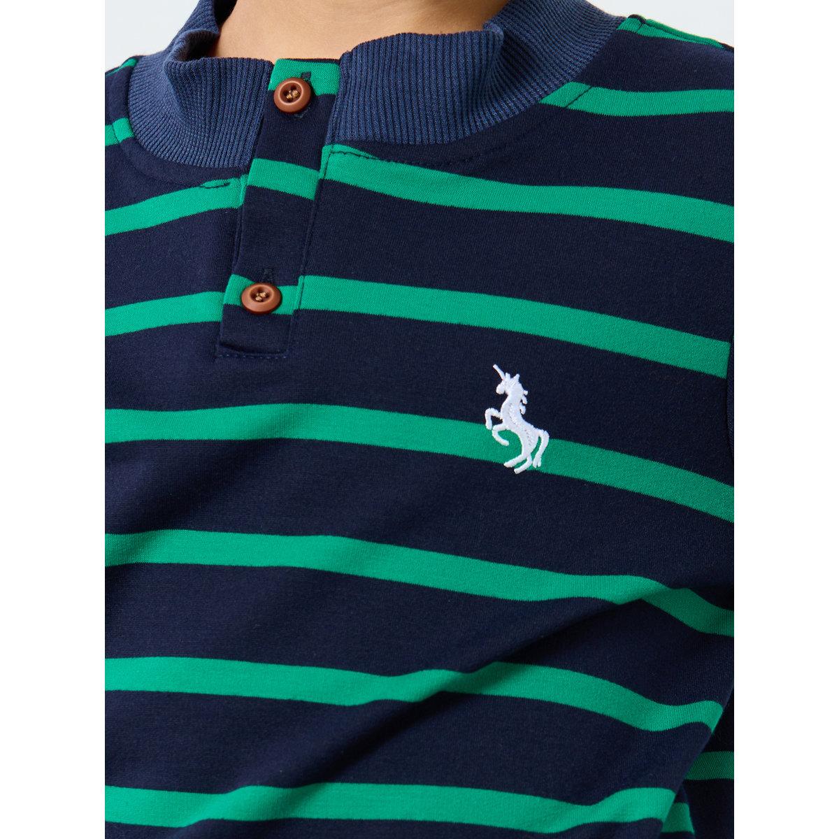 طقم من بنطال جوغر وتيشيرت مخطط-boys-clothing-setsandcoords-image-4