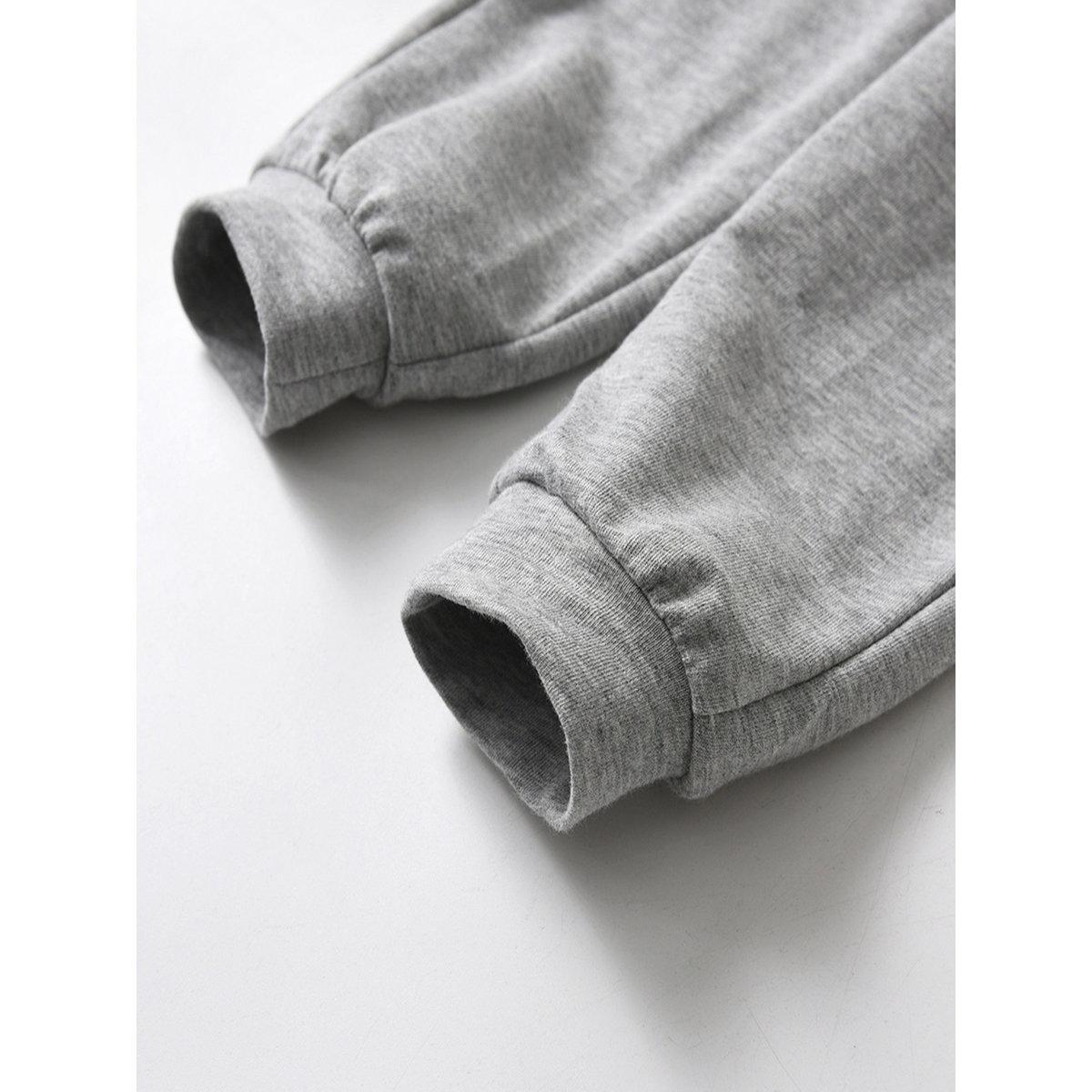 Take Two Boys Blue Checked Hooded Shirt and Jogger Set-boys-clothing-setsandcoords-image-6