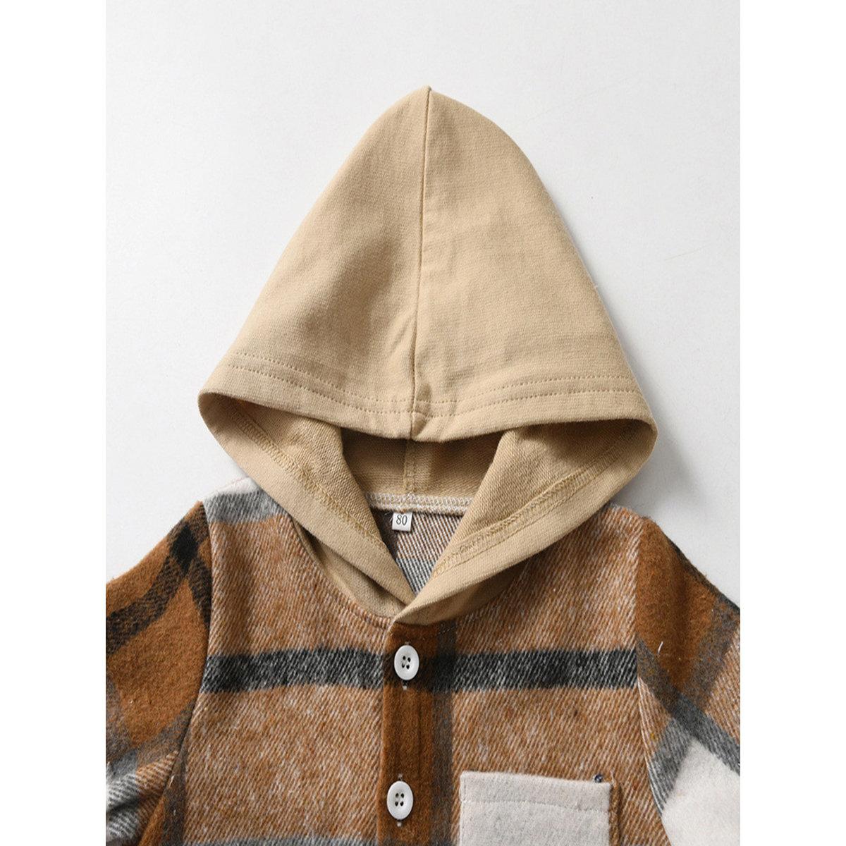 طقم من جوغر وهودي بطبعة مربعات-boys-clothing-setsandcoords-image-3