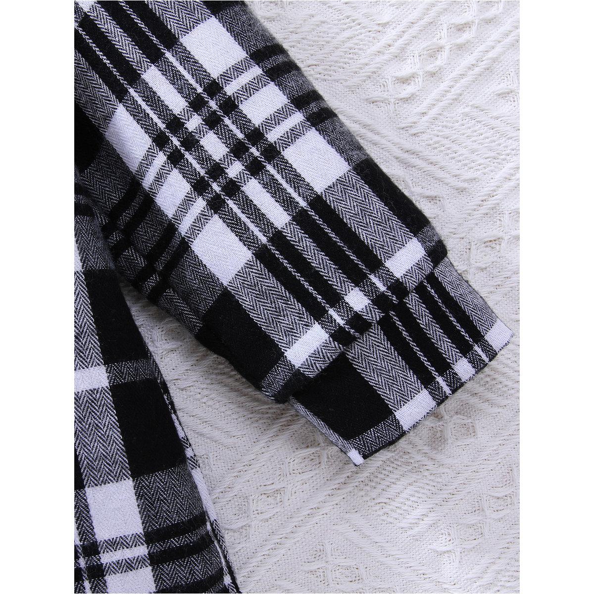 Take Two Boys Grey Checkered Shirt and Joggers Set-boys-clothing-setsandcoords-image-4