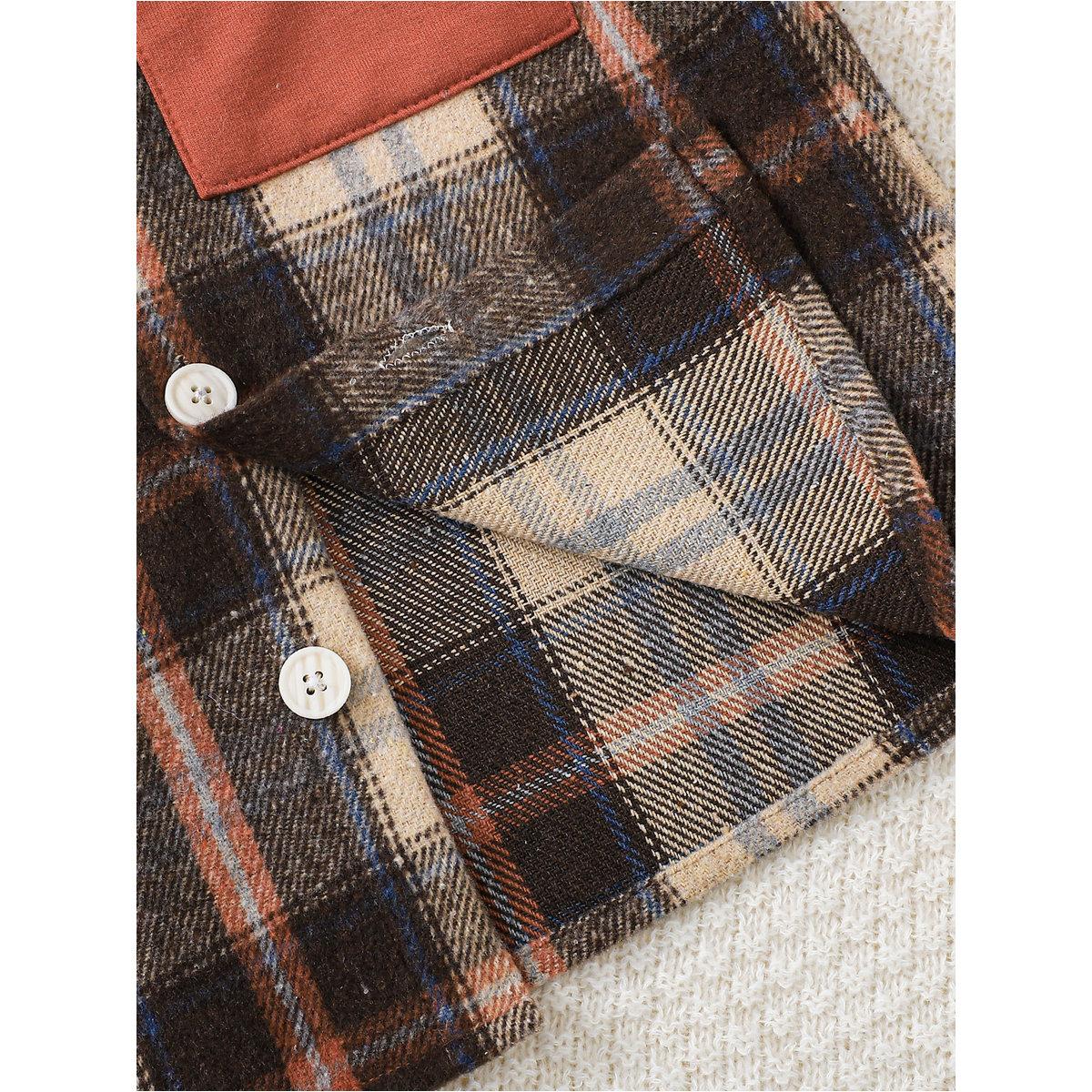 Take Two Boys Checked Hooded Shirt-boys-clothing-shirts-image-6