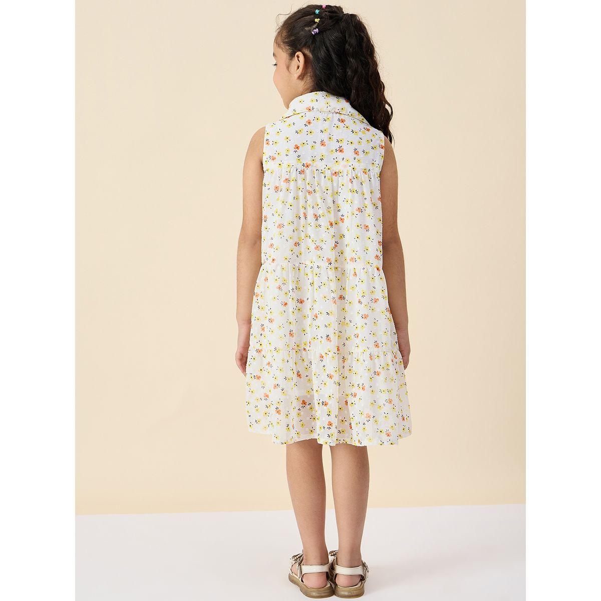 فستان مُطبع بتفاصيل أزرار-girls-clothing-dressesandjumpsuits-image-4