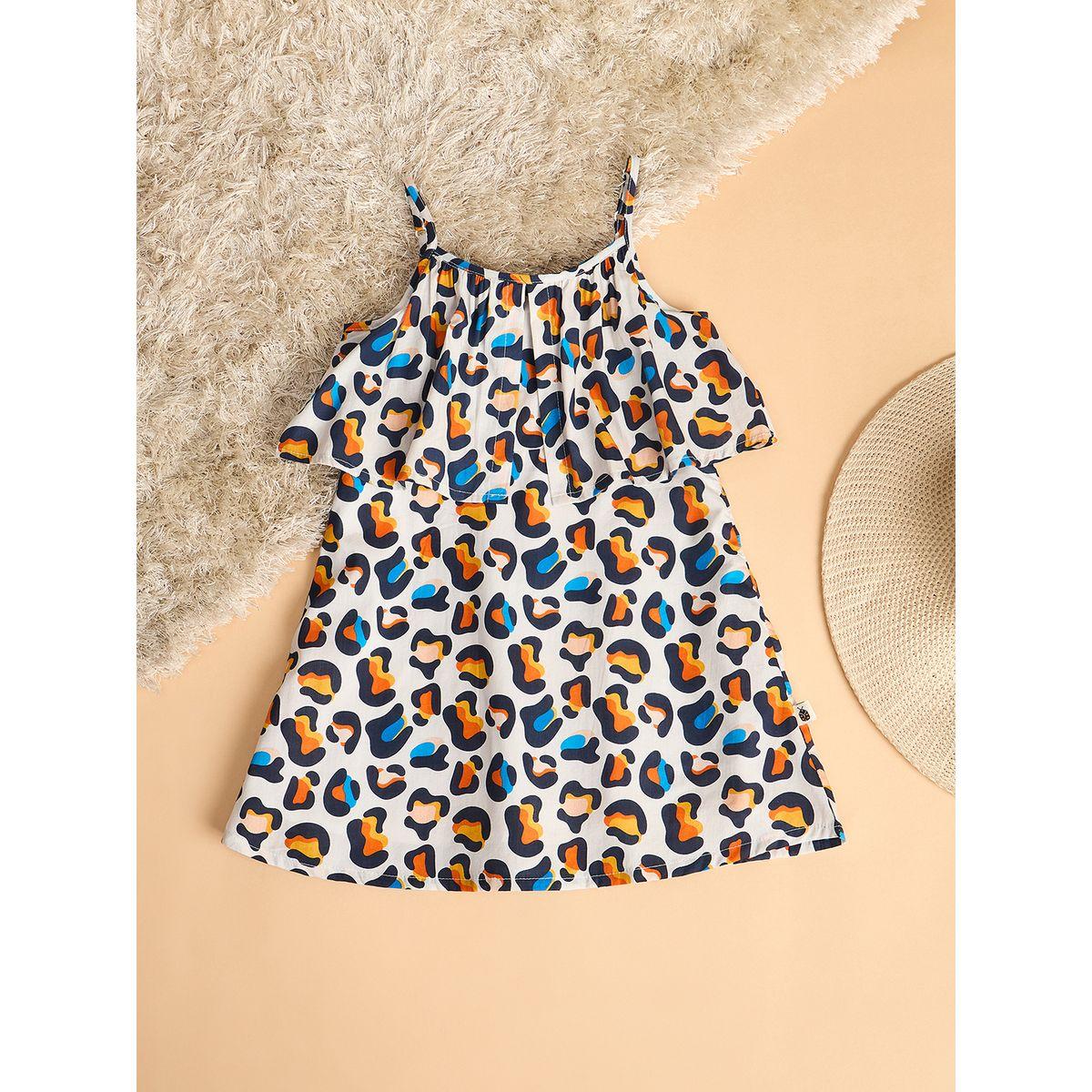 Stylo Bug Animal Print Strappy Dress-girls-clothing-dressesandjumpsuits-image-1