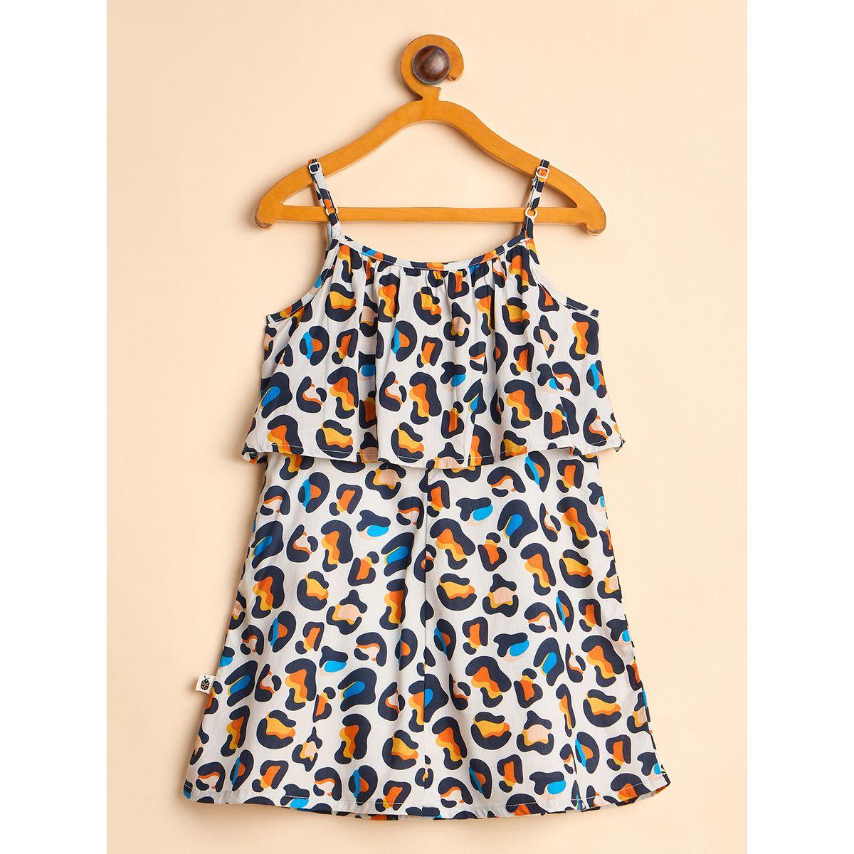Stylo Bug Animal Print Strappy Dress-girls-clothing-dressesandjumpsuits-image-3