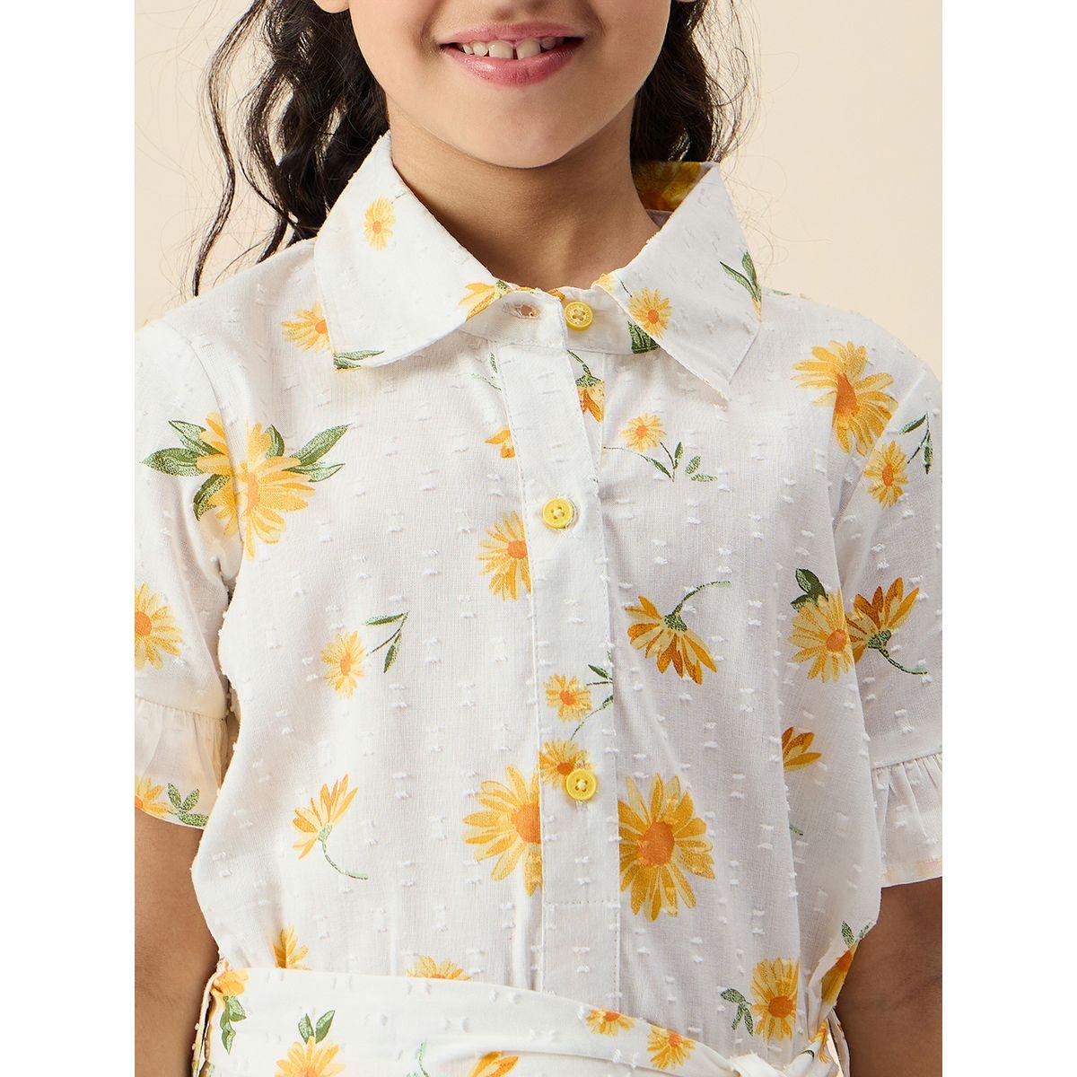 فستان بطبعة زهور بنسيج دوبي-girls-clothing-dressesandjumpsuits-image-5