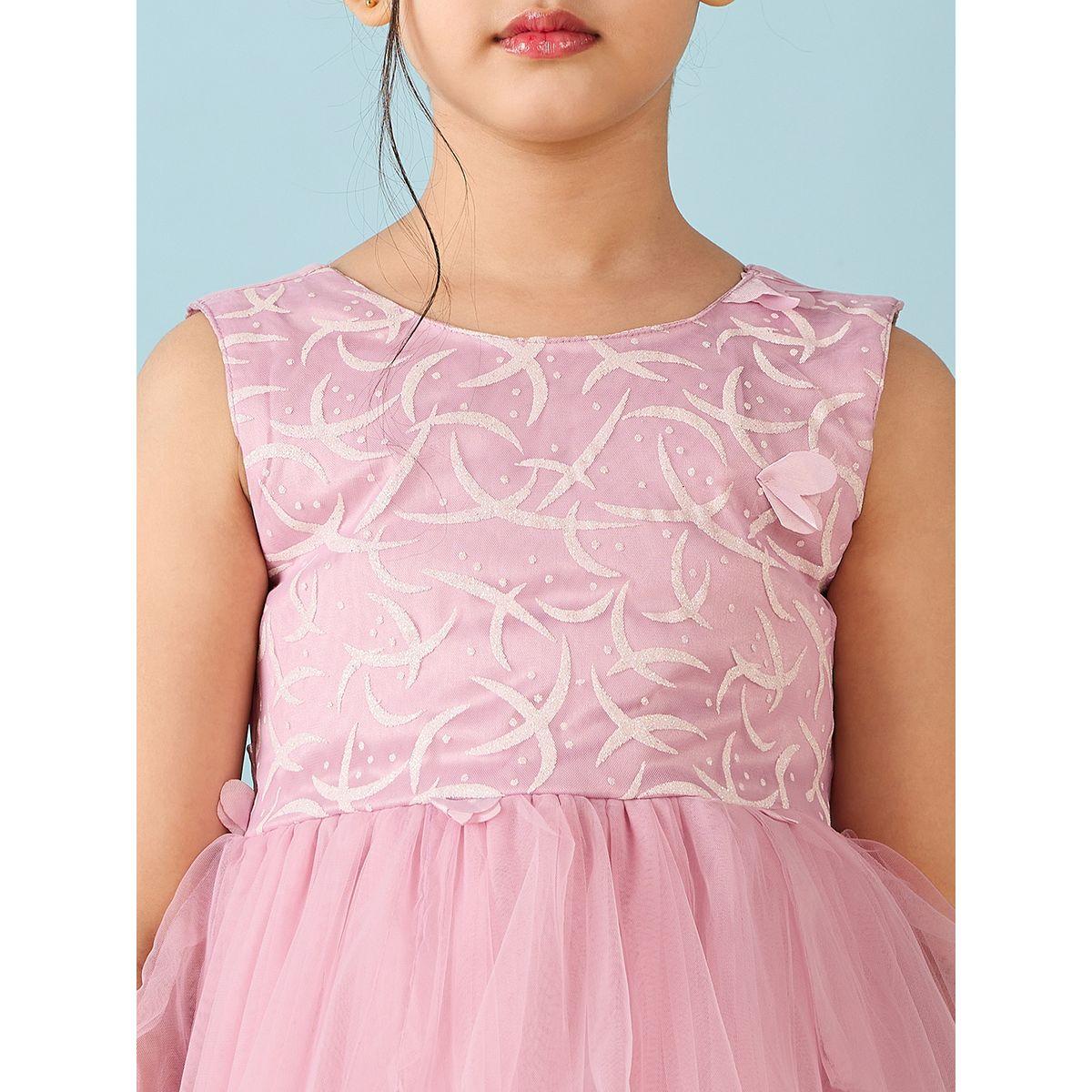 Stylo Bug Sleeveless Mesh Insert Tulle Dress-girls-clothing-dressesandjumpsuits-image-6