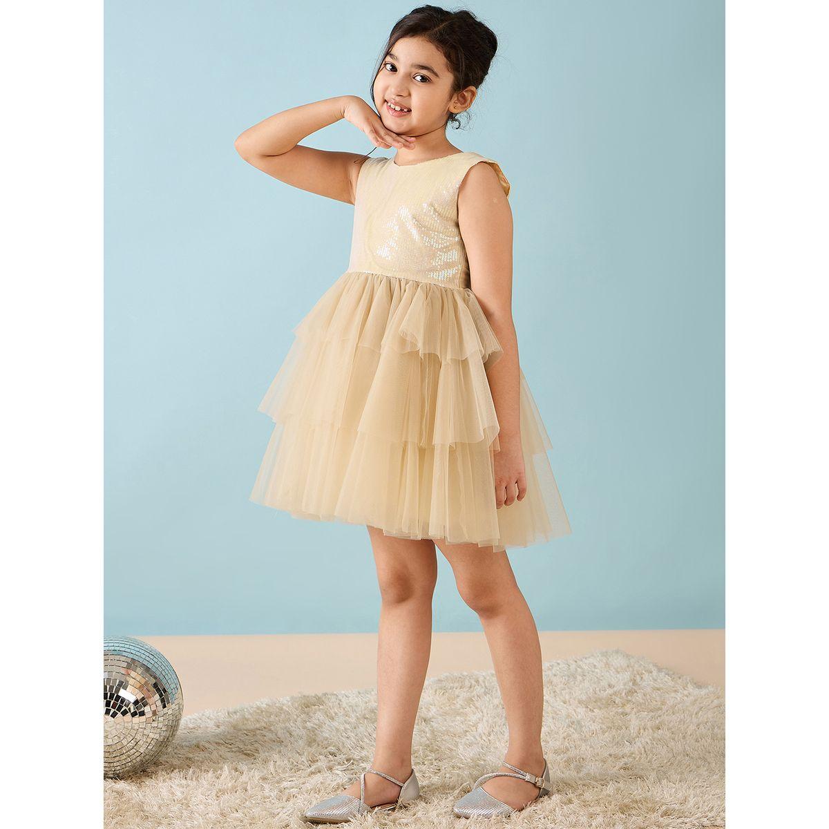 فستان تُل مُنمق بتفاصيل ترتر-girls-clothing-dressesandjumpsuits-image-3