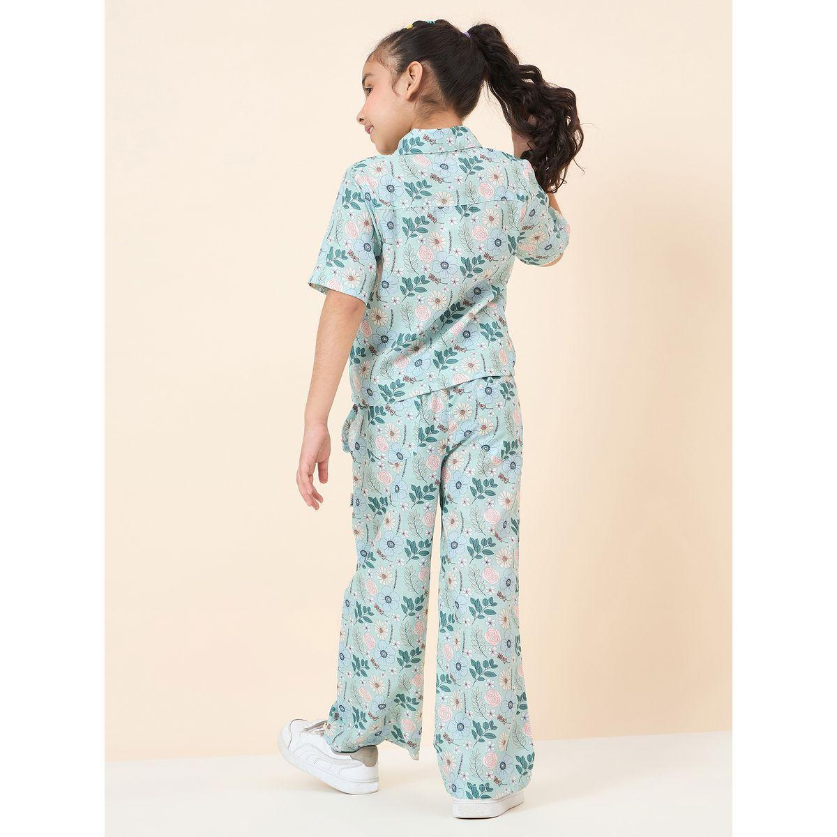 Stylo Bug All Over Print Shirt and Casual Pants Set-girls-clothing-setsandcoords-image-4
