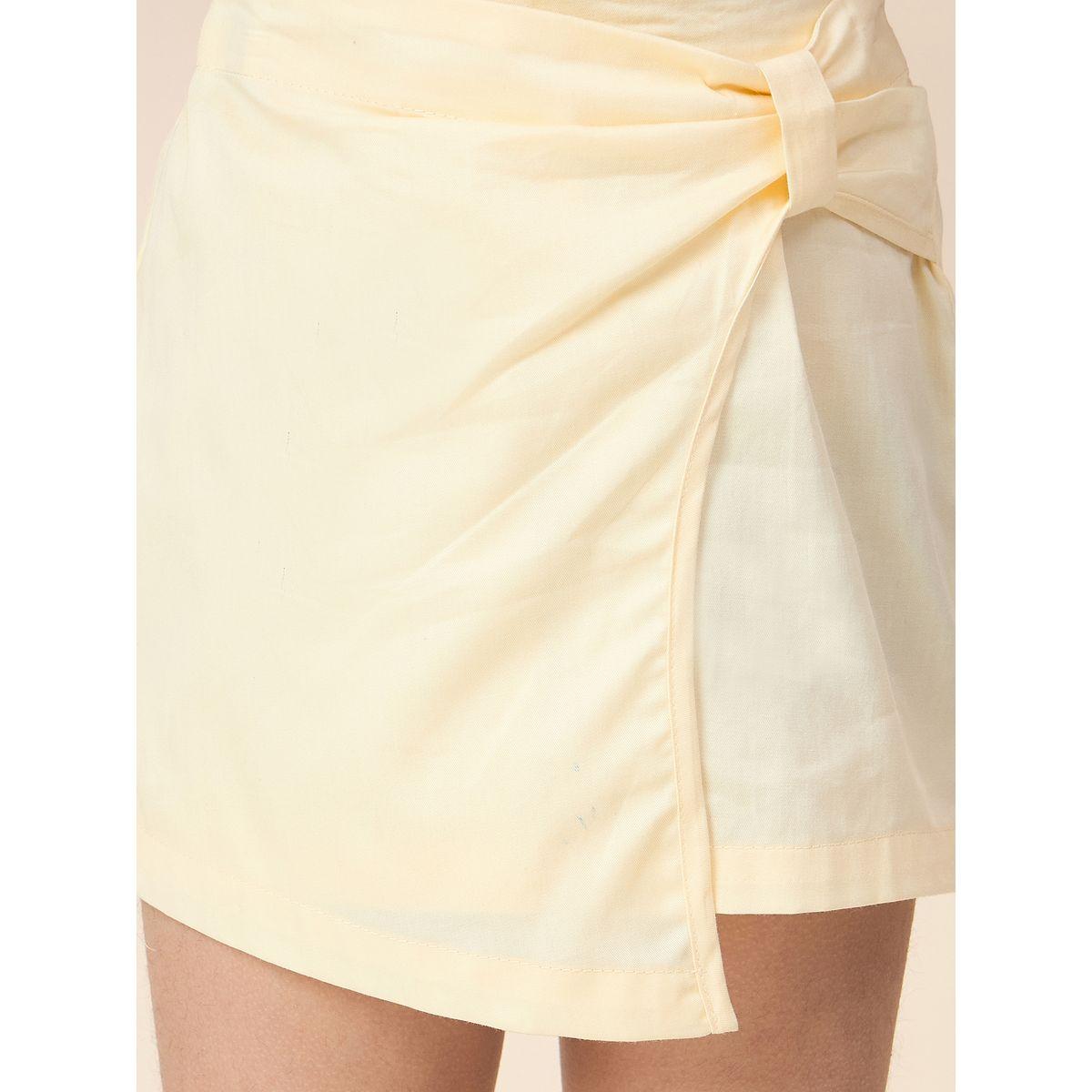 Stylo Bug Ruffled V Neck Top and Skorts Set-girls-clothing-setsandcoords-image-7