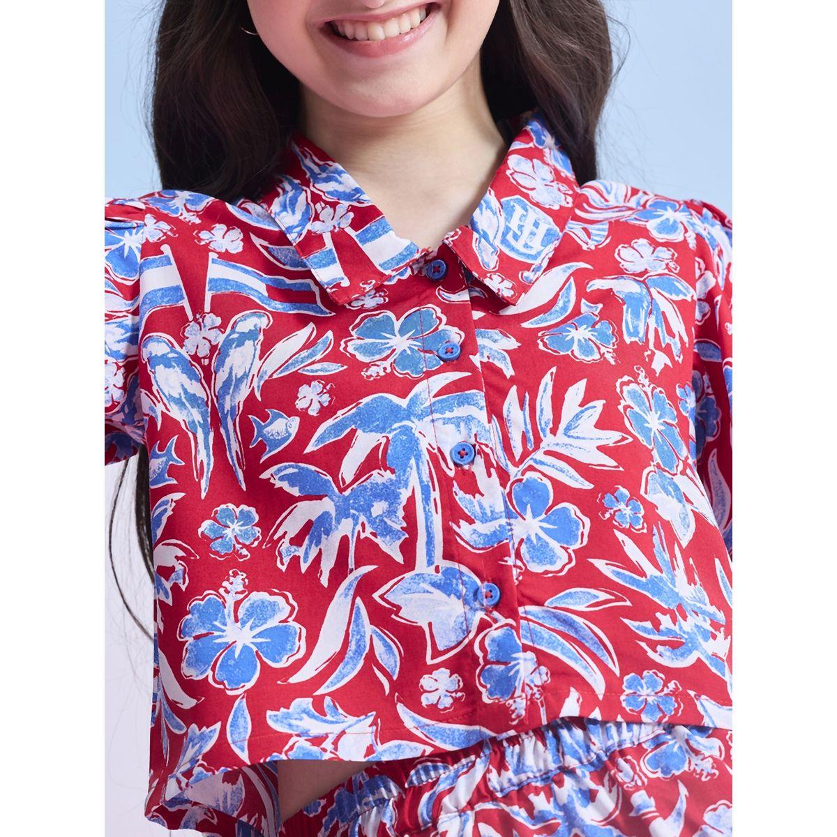 Stylo Bug Flower Print Shirt and Shorts Set-girls-clothing-setsandcoords-image-5