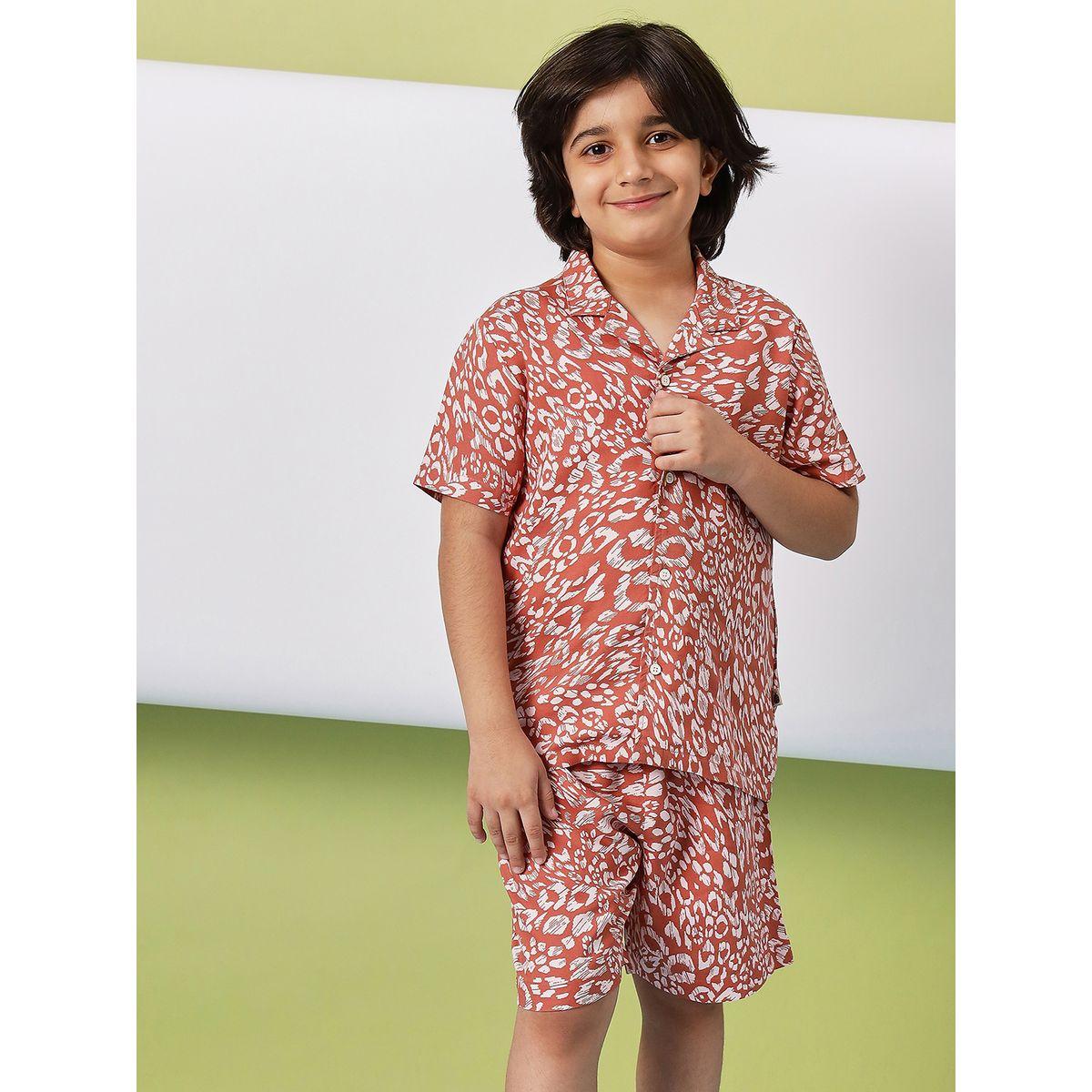 Stylo Bug All Over Print Shirt and Shorts Set-boys-clothing-setsandcoords-image-1