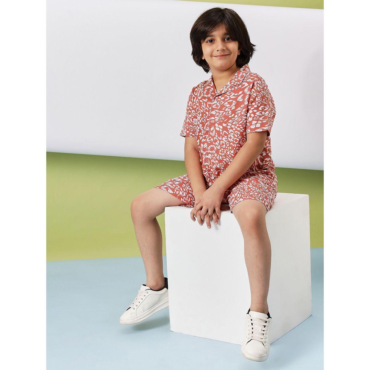 Stylo Bug All Over Print Shirt and Shorts Set-boys-clothing-setsandcoords-image-2