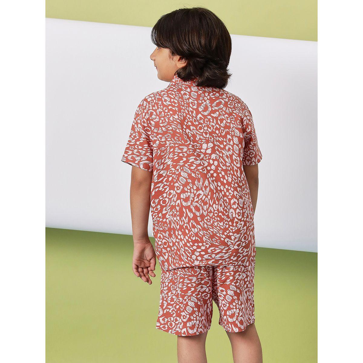 طقم منسق من شورت وقميص مُطبع بالكامل-boys-clothing-setsandcoords-image-4