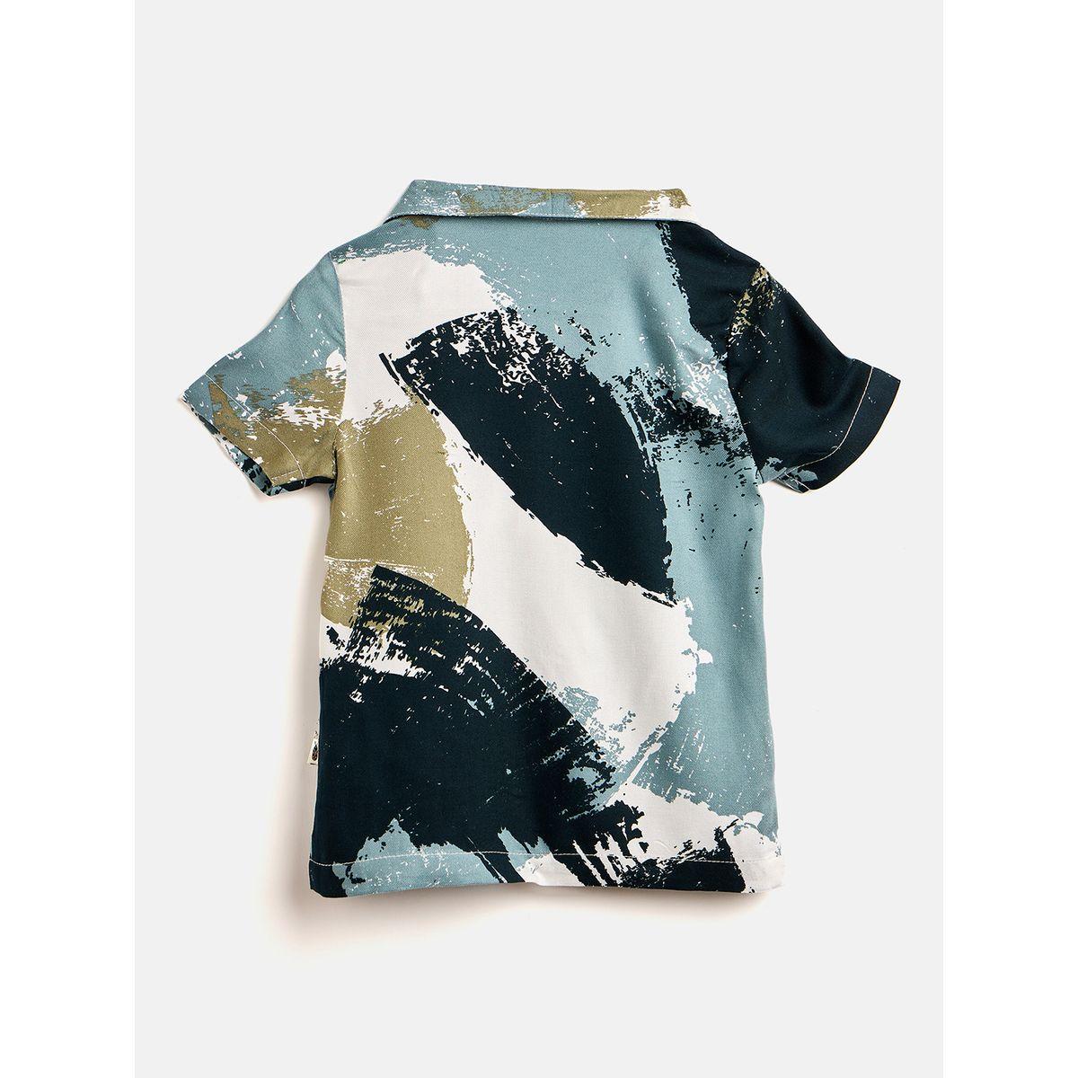 طقم من شورت وبلوزة مُطبعة-boys-clothing-setsandcoords-image-3