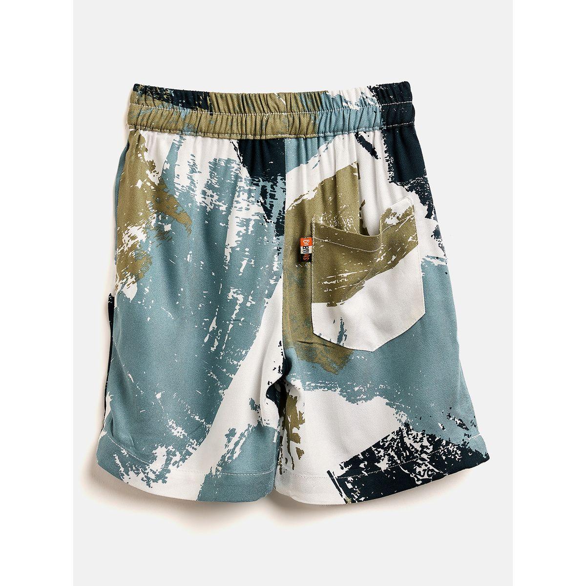 Stylo Bug Printed Collar Neck Shirt and Shorts Set-boys-clothing-setsandcoords-image-4