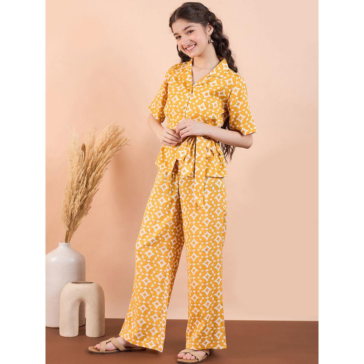 طقم من بنطال وبلوزة مُطبعة بالكامل-girls-clothing-setsandcoords-image-3