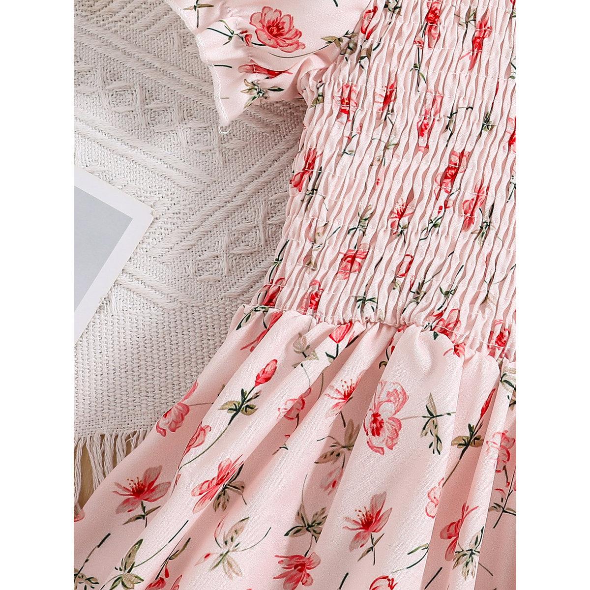 فستان بطبعة زهور مع أكمام منفوخة-girls-clothing-dressesandjumpsuits-image-5