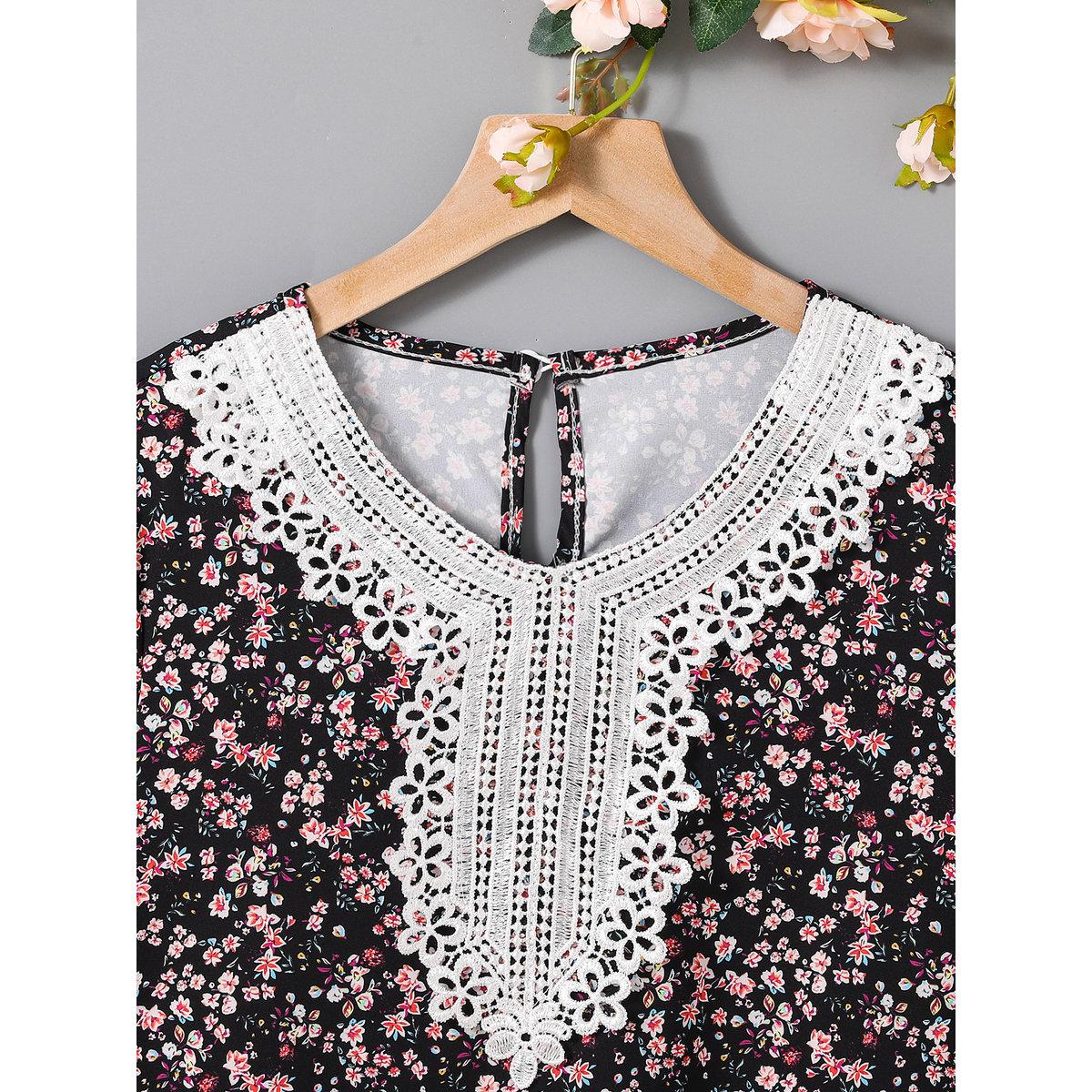 فستان مُطبع بالكامل مع تداخلات دانتيل-girls-clothing-dressesandjumpsuits-image-3