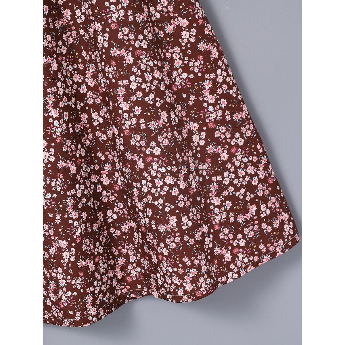 Take Two Teen All Over Print Lace Patchwork Dress-girls-clothing-dressesandjumpsuits-image-6