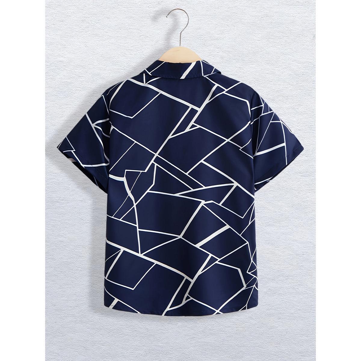 Take Two Teen Printed Button Front Shirt and Pants Set-boys-clothing-setsandcoords-image-5