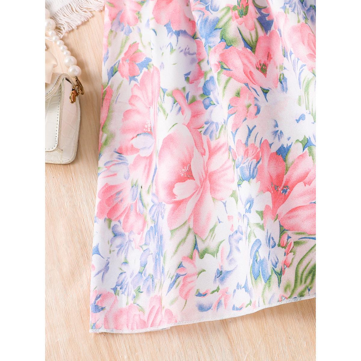 Take Two Multi Floral Print A-Line Dress-girls-clothing-dressesandjumpsuits-image-6