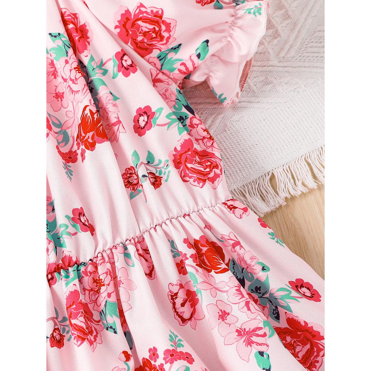 فستان بطبعة زهور وأكمام منفوخة-girls-clothing-dressesandjumpsuits-image-5