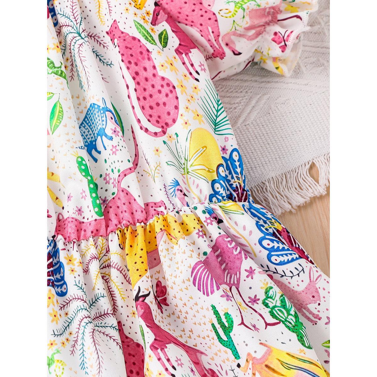 فستان بطبعة جرافيك وياقة مربعة-girls-clothing-dressesandjumpsuits-image-5