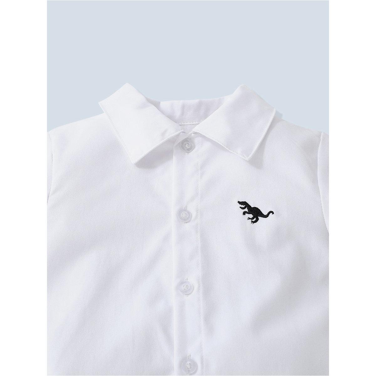 قميص بتفاصيل ديناصور مُطرزة-boys-clothing-shirts-image-3