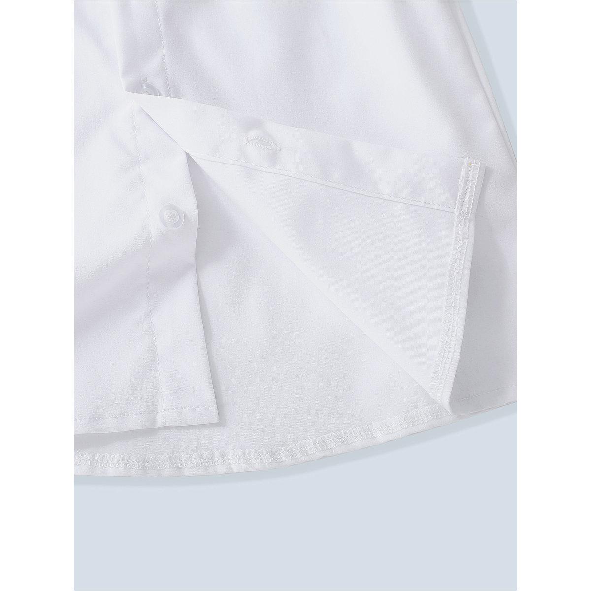 Take Two Boys White Embroidered Dinosaur Shirt-boys-clothing-shirts-image-5