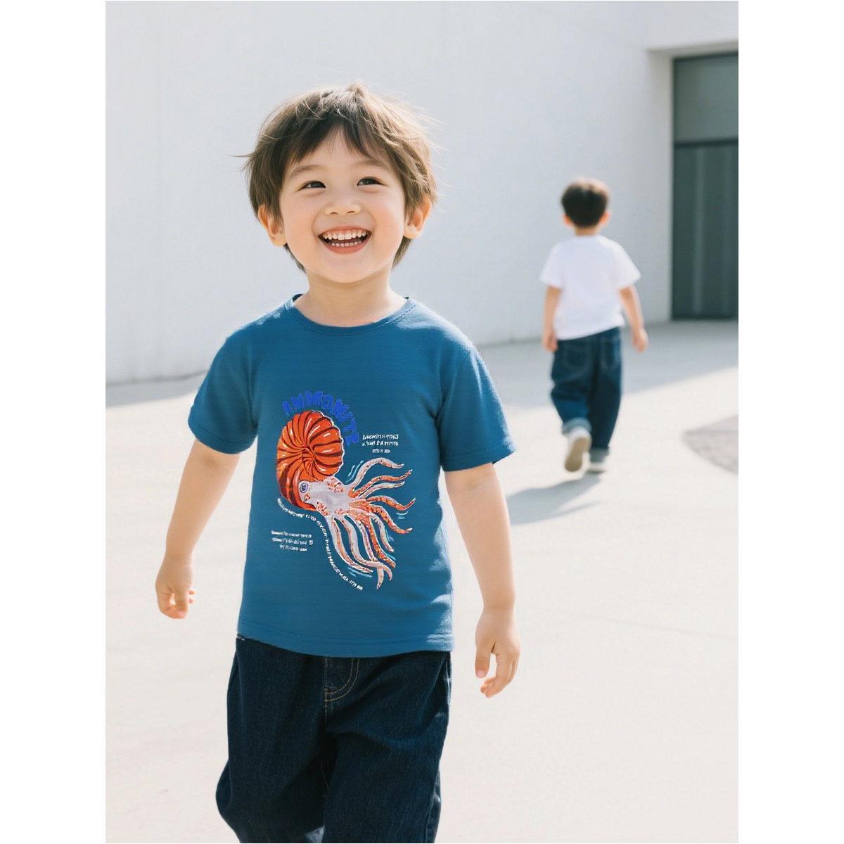 تيشيرت بطبعة جرافيك وأكمام قصيرة-boys-clothing-tshirtsandpolos-image-6
