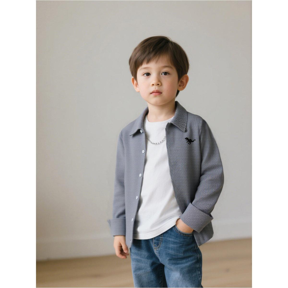قميص بتفاصيل أزرار-boys-clothing-shirts-image-6