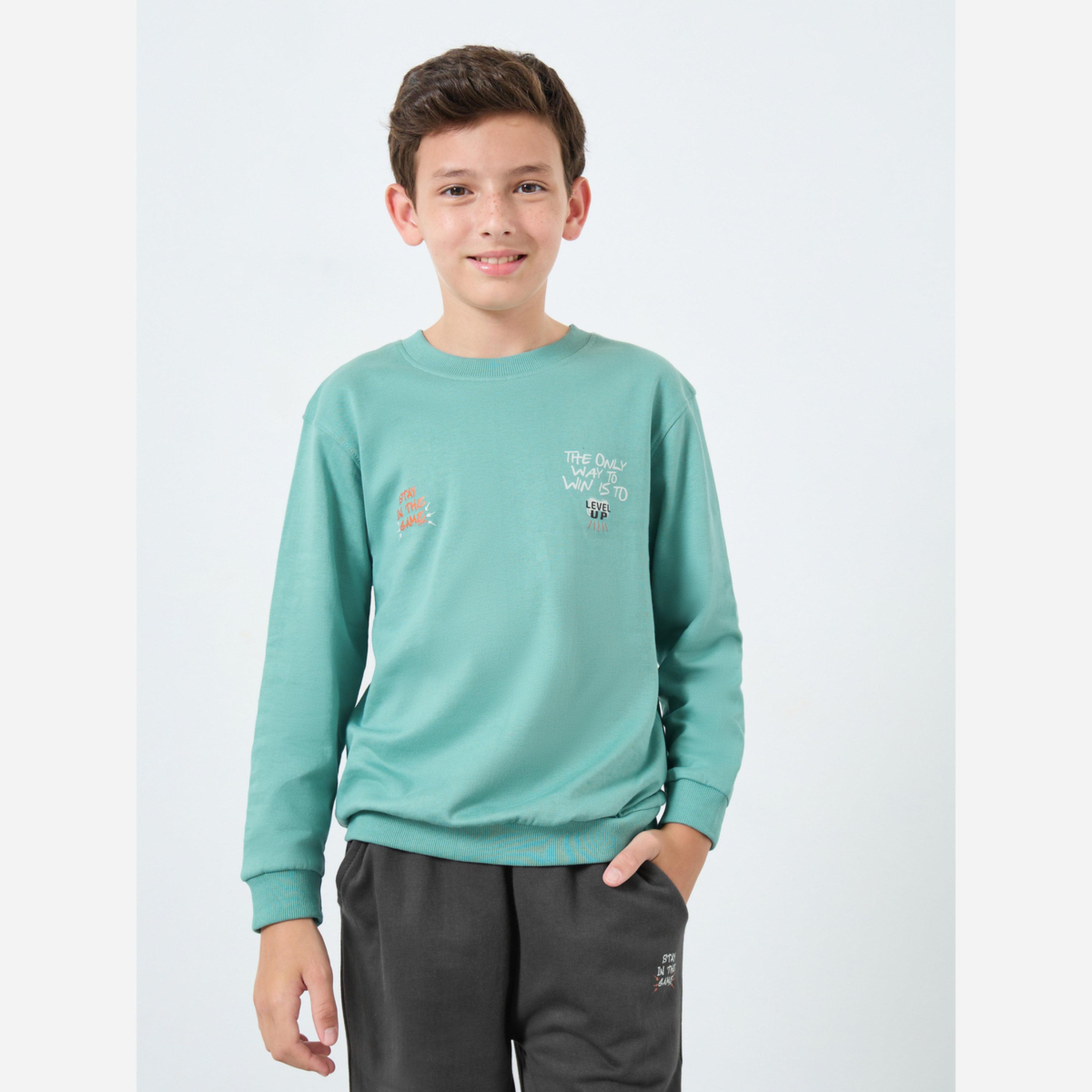 Styli Boys Graphic Sweatshirt and Jogger Set-boys-clothing-setsandcoords-image-2