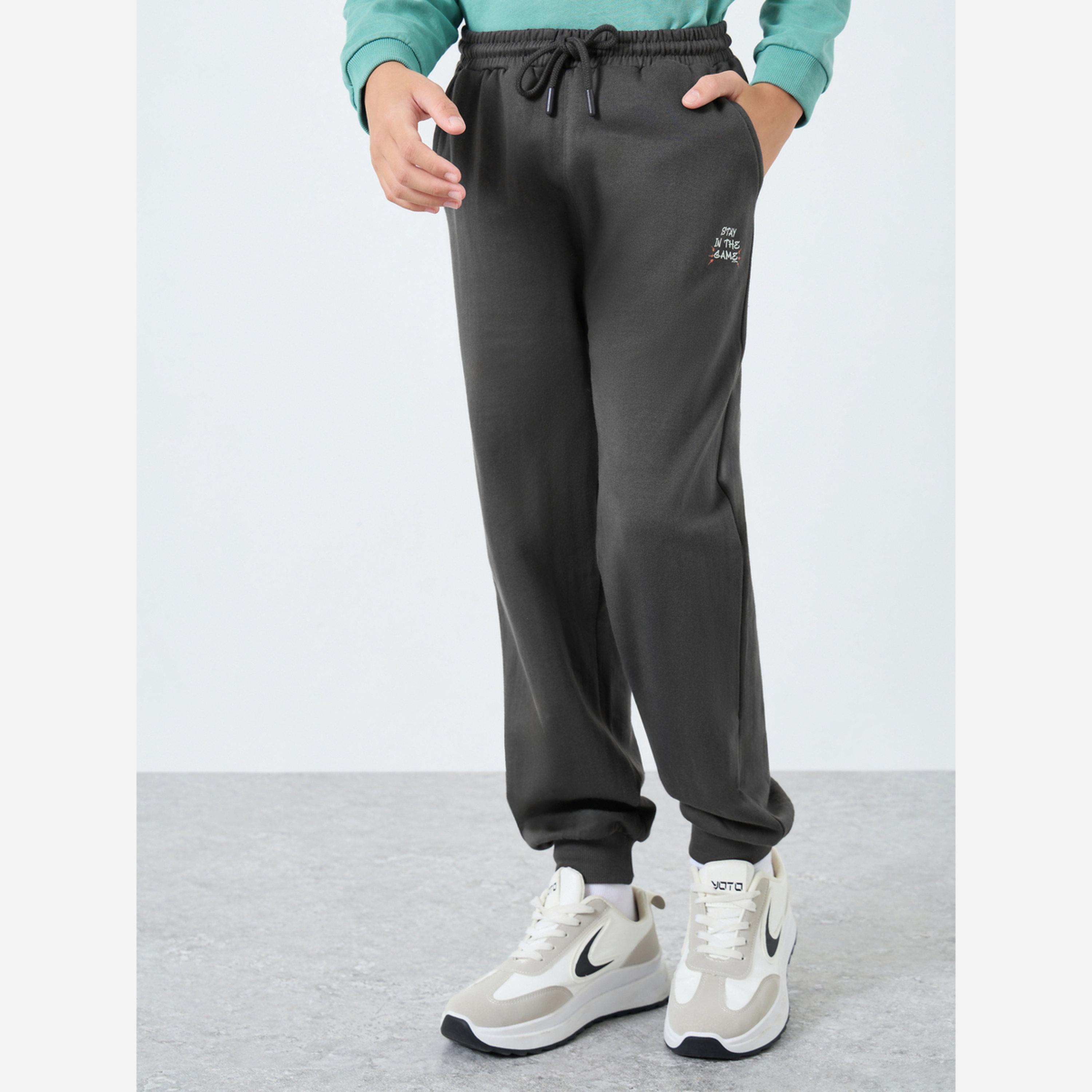 ستايلي - طقم سويت شيرت وبنطال رياضي للأولاد طبعة رسومات-boys-clothing-setsandcoords-image-4