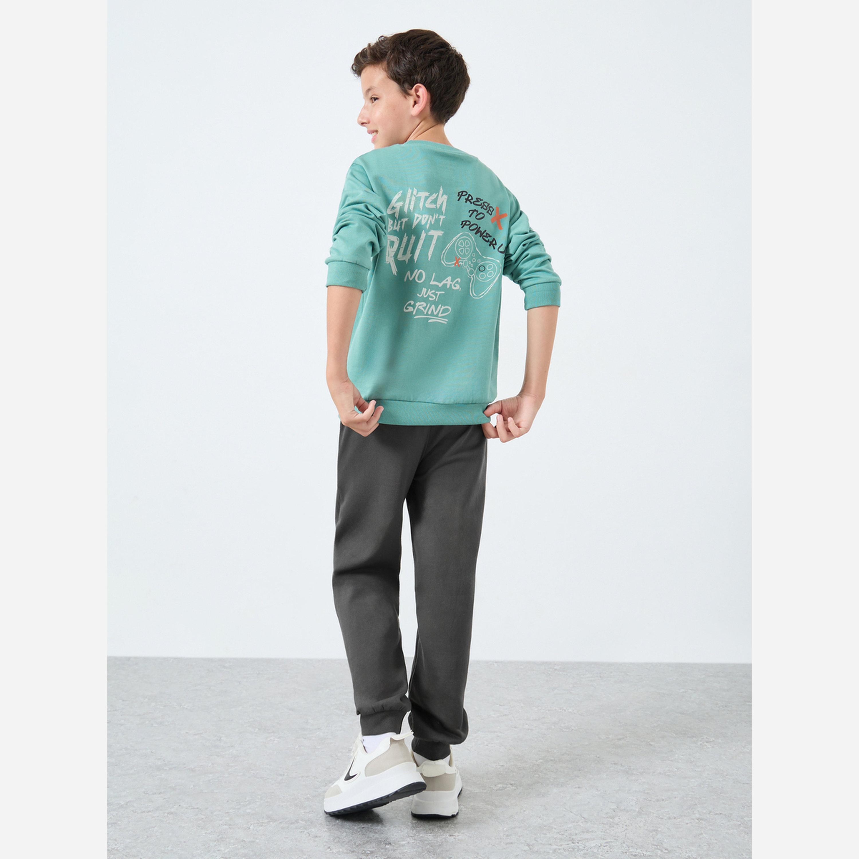 Styli Boys Graphic Sweatshirt and Jogger Set-boys-clothing-setsandcoords-image-5