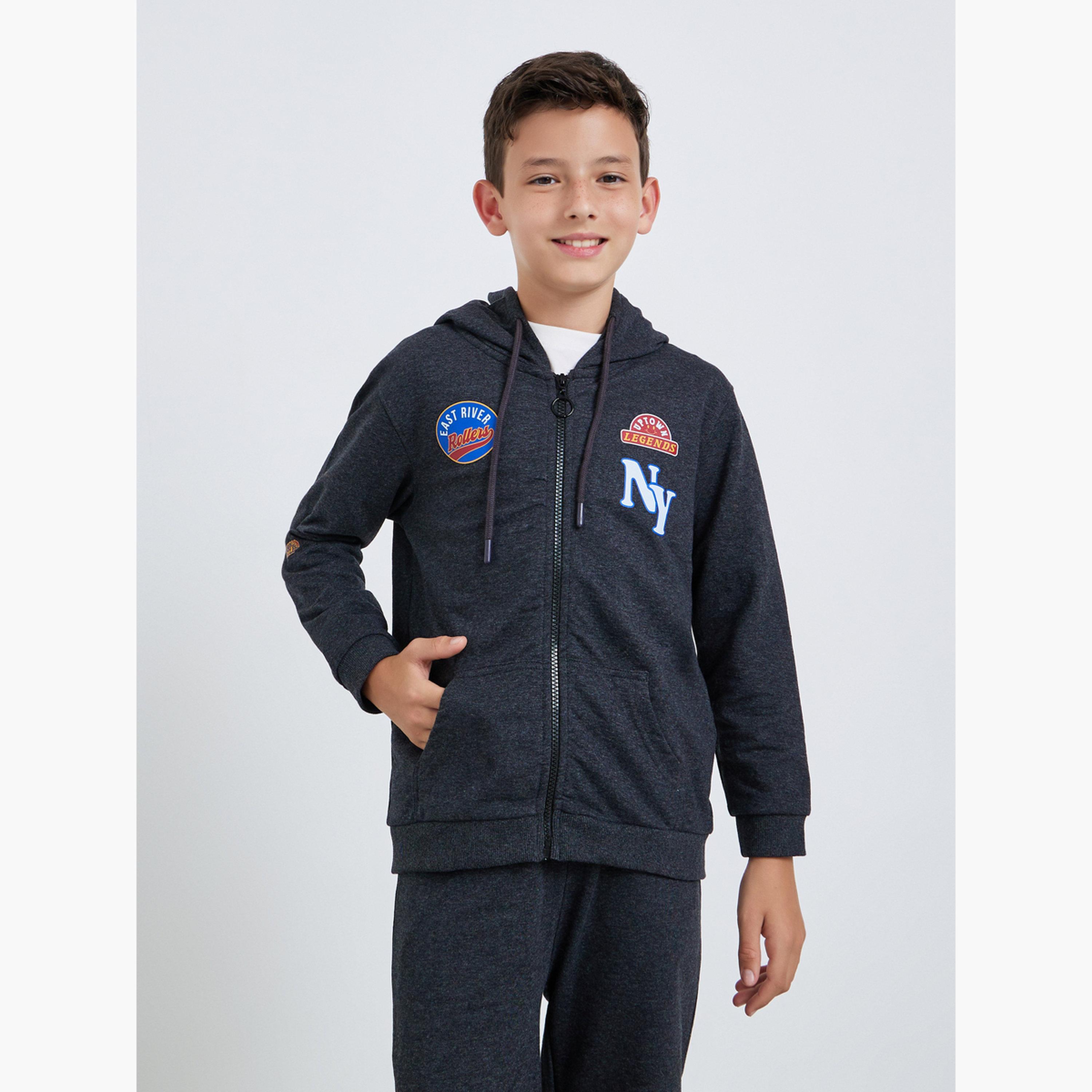 طقم من هودي بسحاب وجوغر-boys-clothing-setsandcoords-image-3