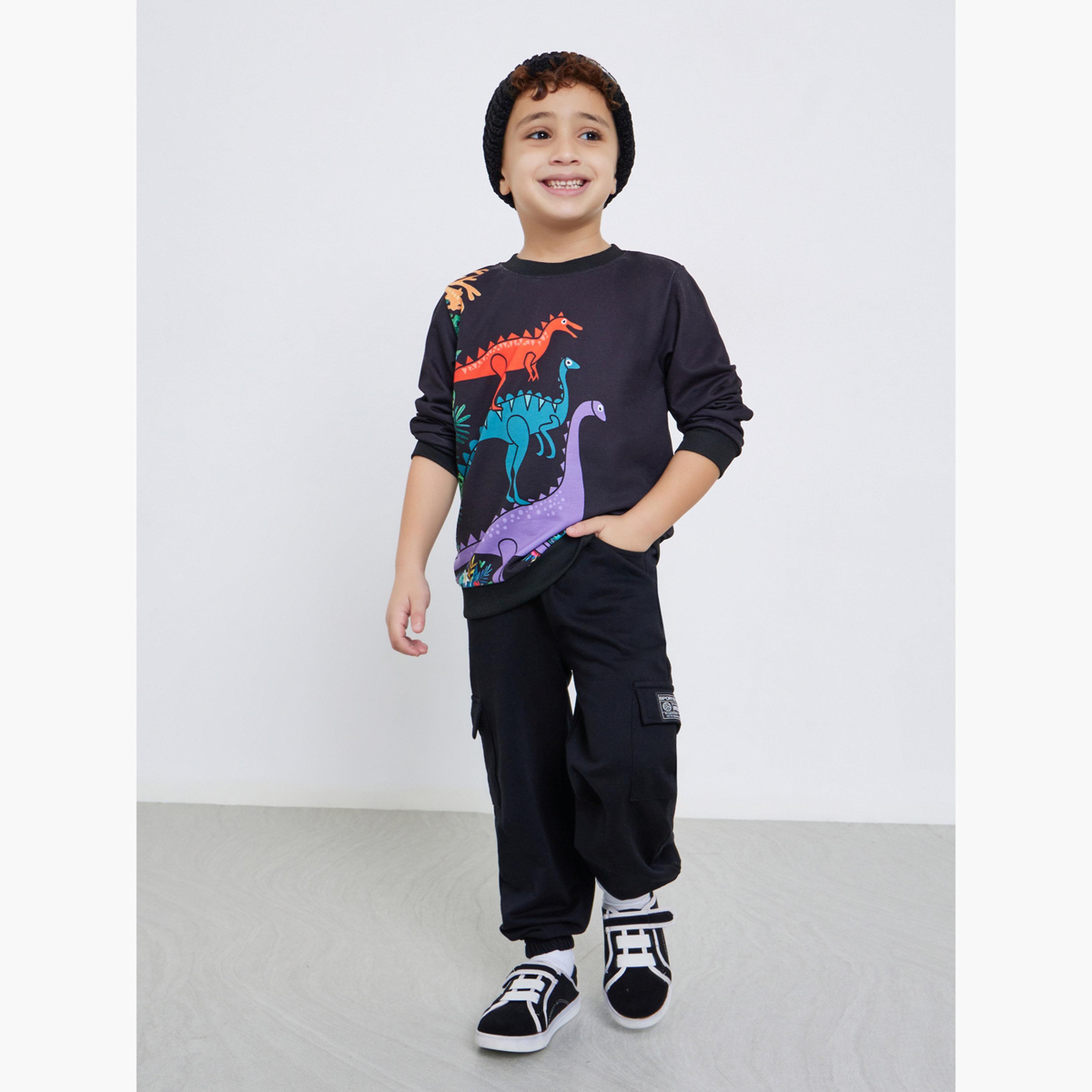 ستايلي - بنطال رياضي بجيوب وأساور مرنة للأولاد-boys-clothing-bottoms-joggersandtrackpants-image-2
