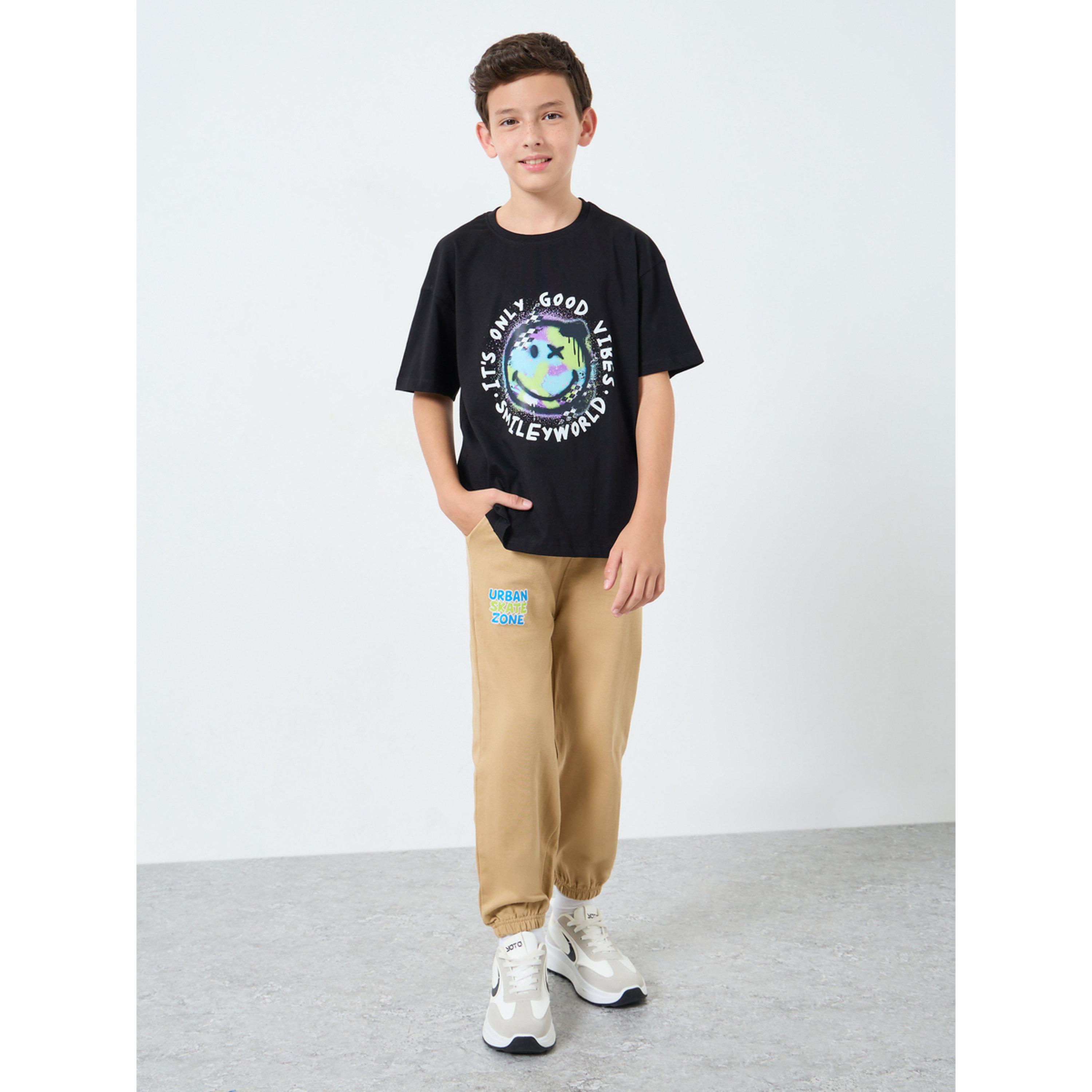 جوغر قطن بخصر برباط للأطفال-boys-clothing-bottoms-joggersandtrackpants-image-2