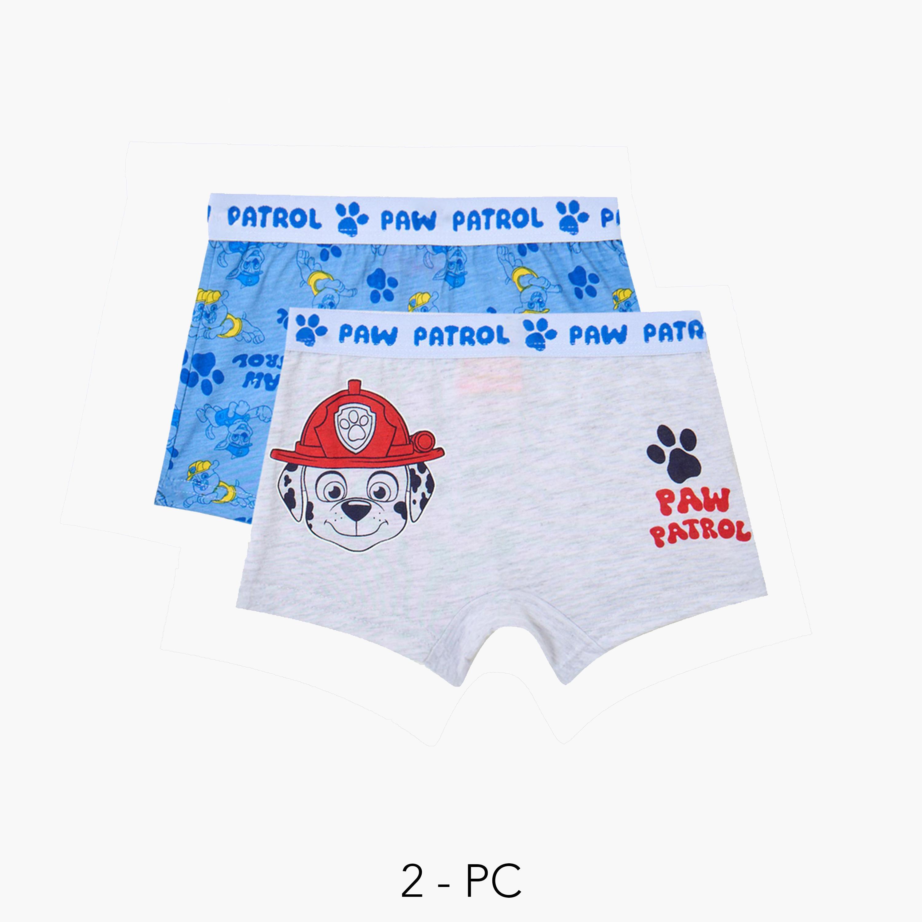 Styli Pack of 2 - Boys Paw Patrol Print Briefs-boys-clothing-bottoms-shorts-image-1