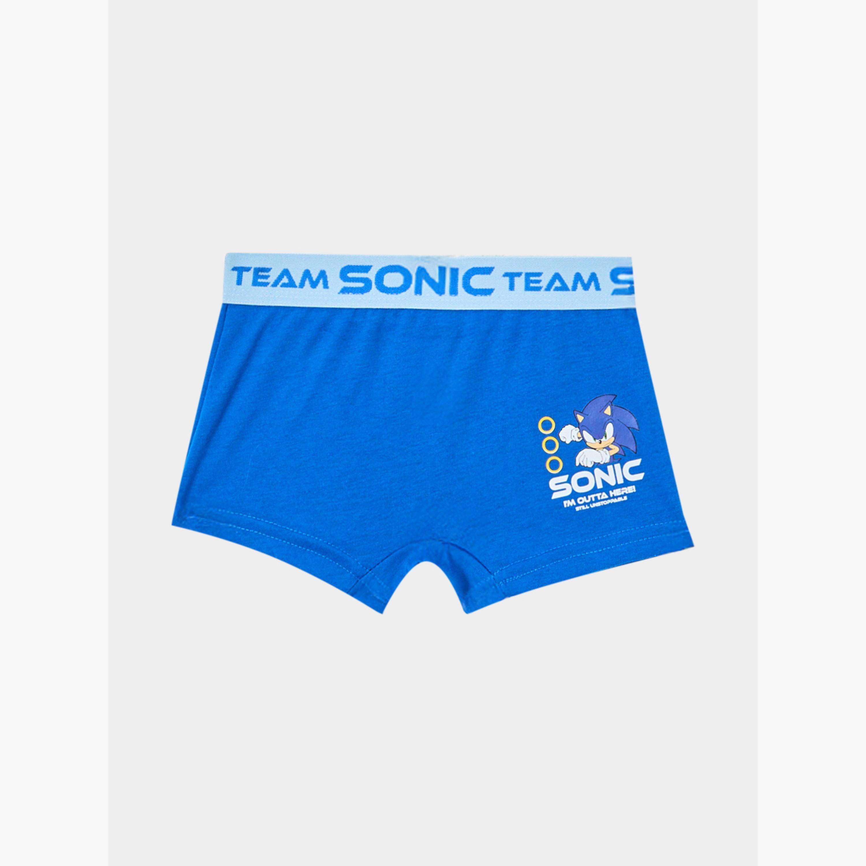 مجموعة من 3 - سروال داخلي بطبعة سونيك-boys-clothing-bottoms-shorts-image-2