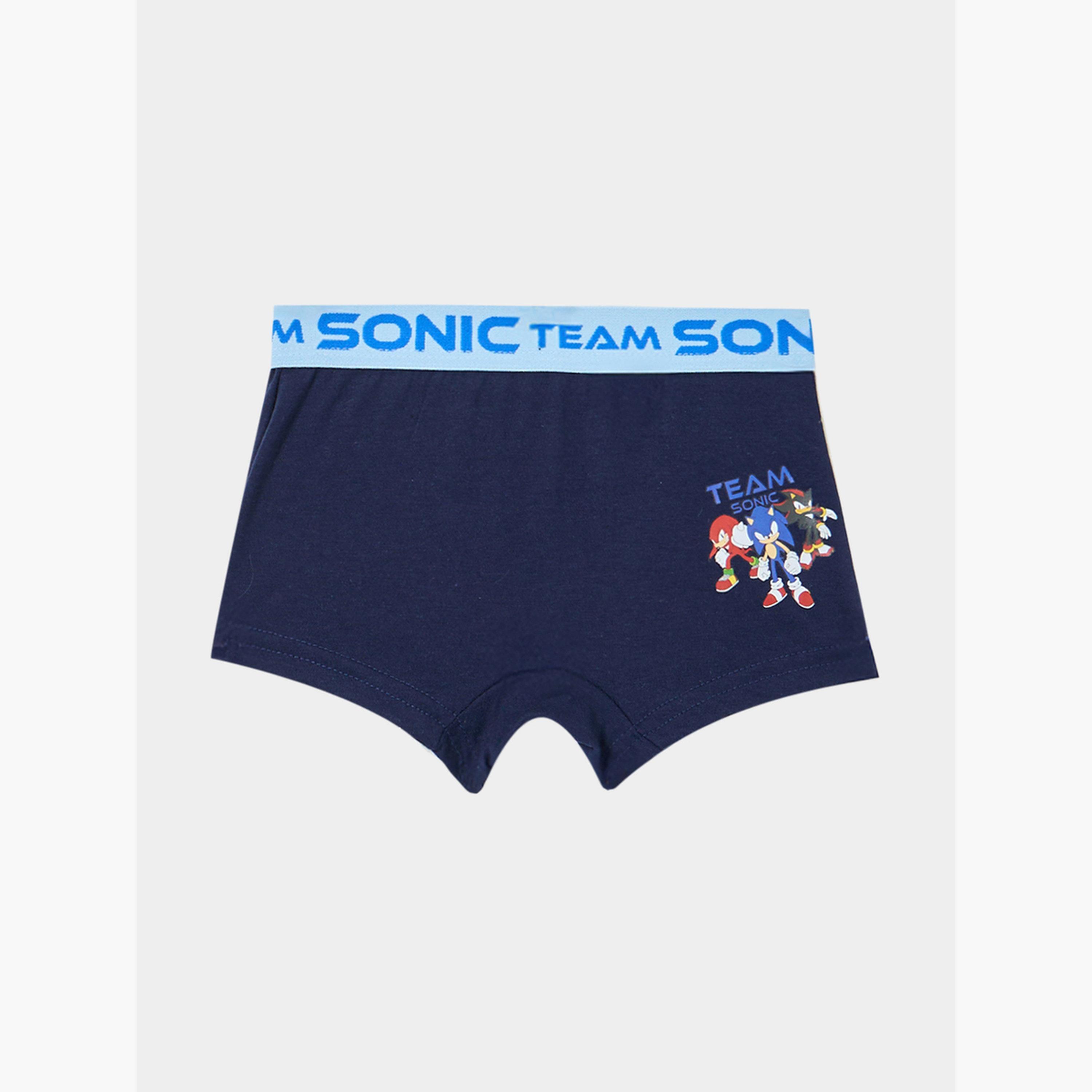 مجموعة من 3 - سروال داخلي بطبعة سونيك-boys-clothing-bottoms-shorts-image-3